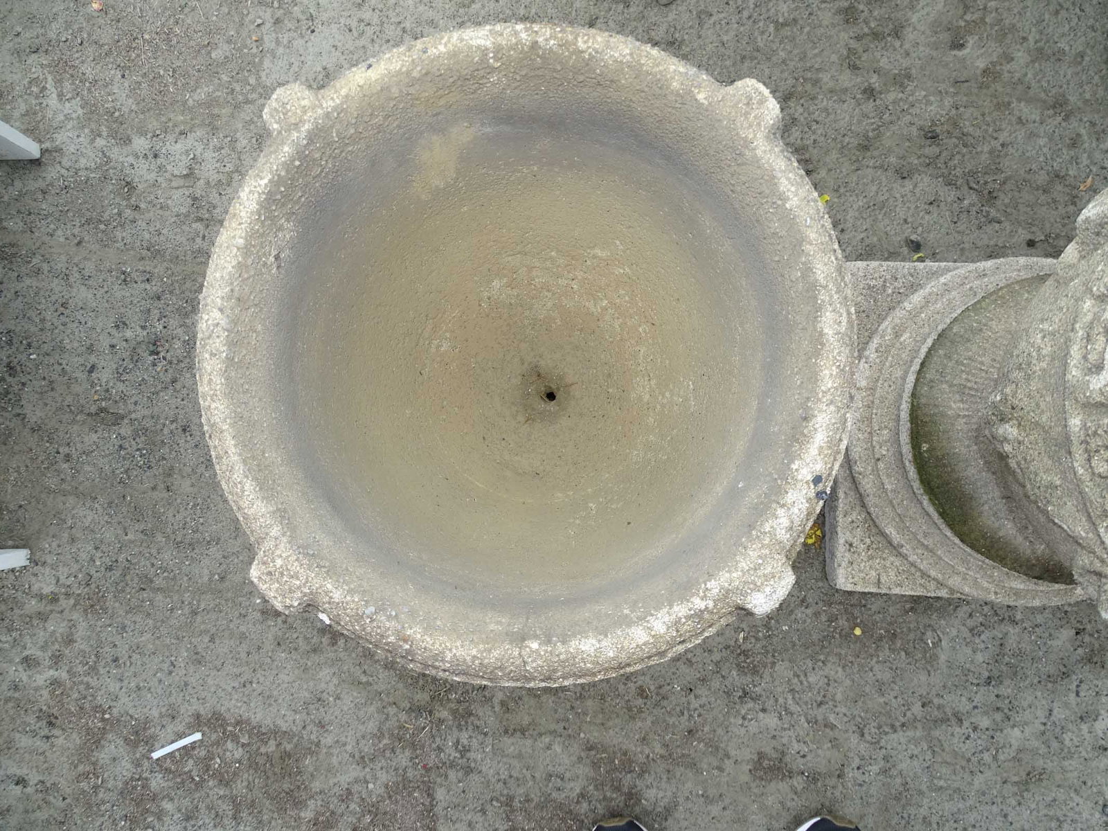 Set (4) Poured Stone Urns - 6