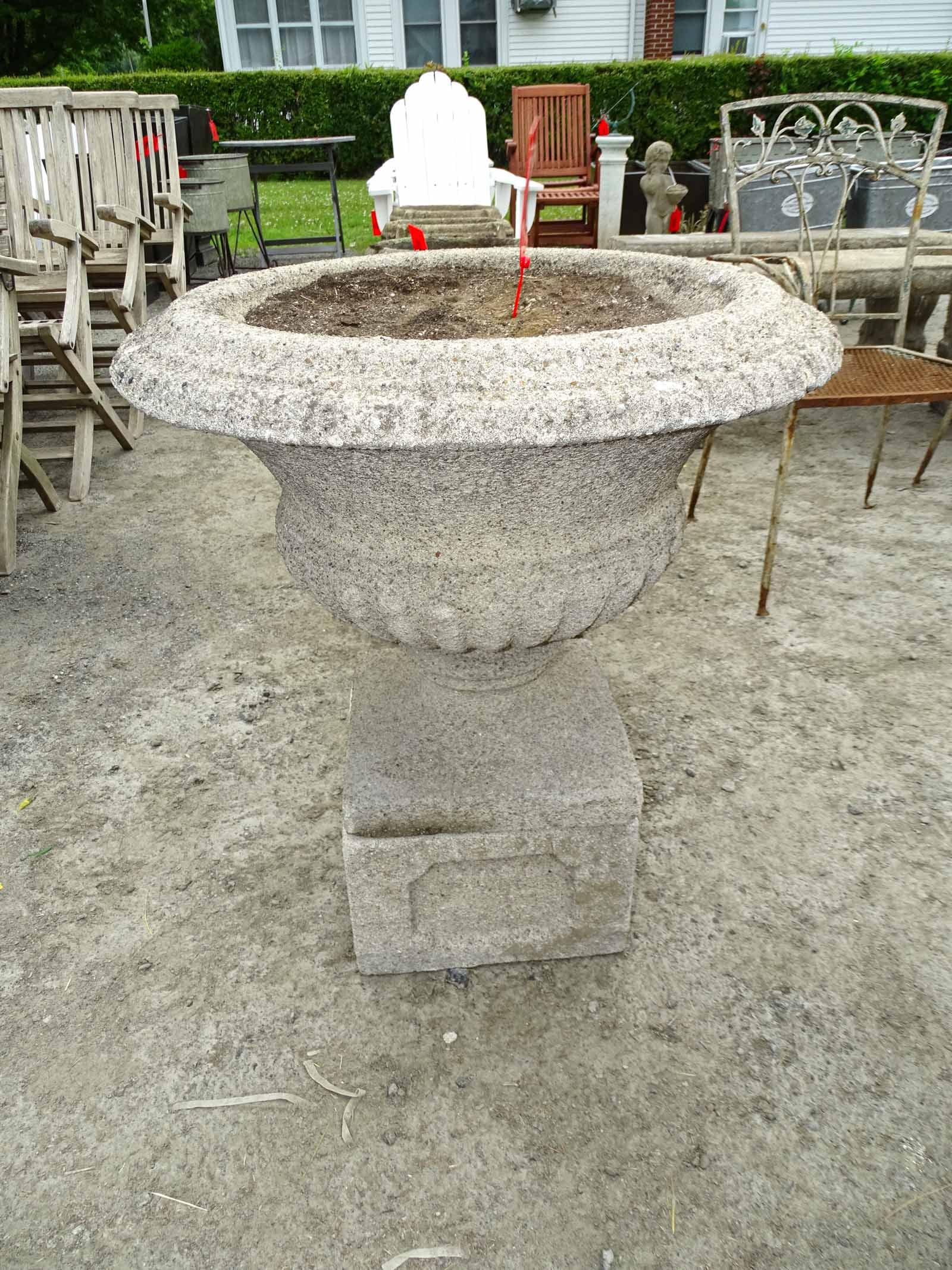 Poured Stone Urn (1 of 4)