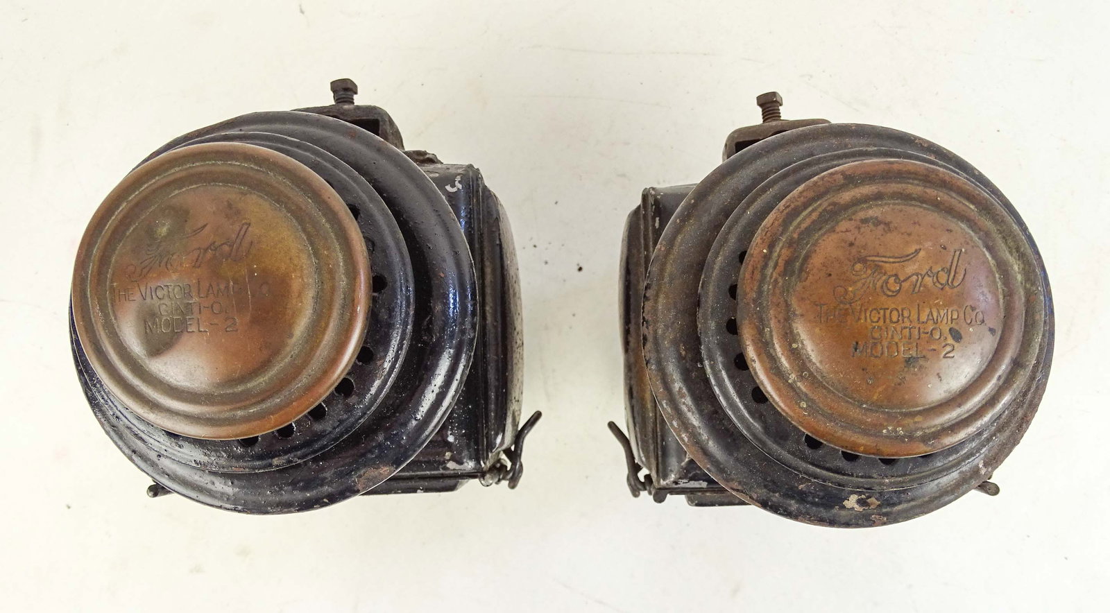 Pair Ford Auto Lamps - 5