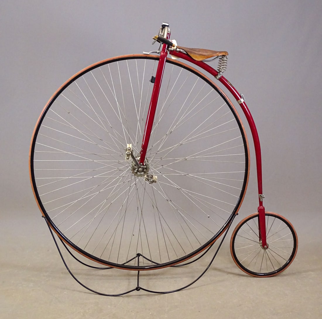 Victory High Wheel Bicycle: 50" Victory high wheel bicycle. Good condition. Gary Sanderson Collection.