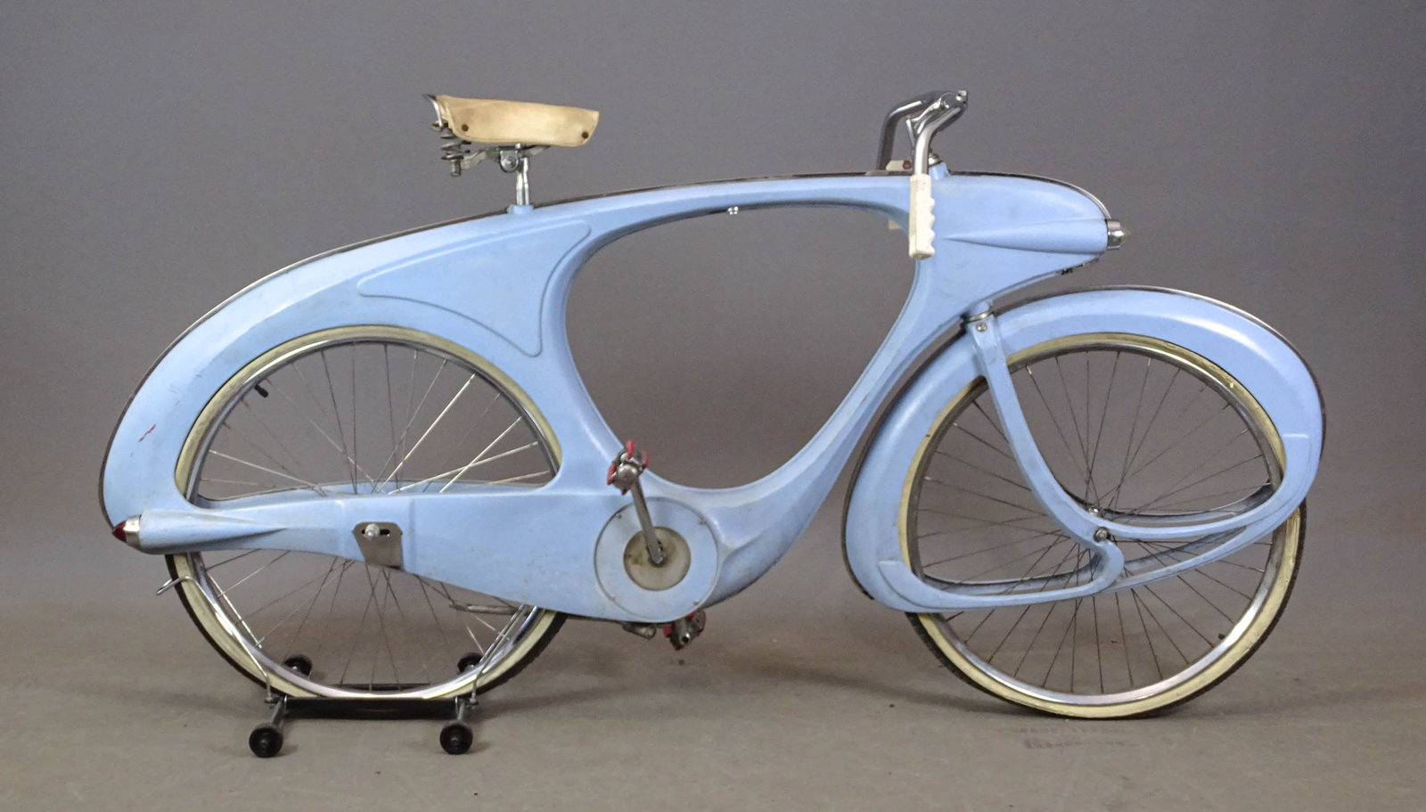 Bowden Spacelander Bicycle: Original Bowden Spacelander bicycle. Manufactured by Bomard Industries, Grand Haven Michigan, designed by Benjamin Bowden, an English industrial designer noted for his work on early Chevrolet Corvette