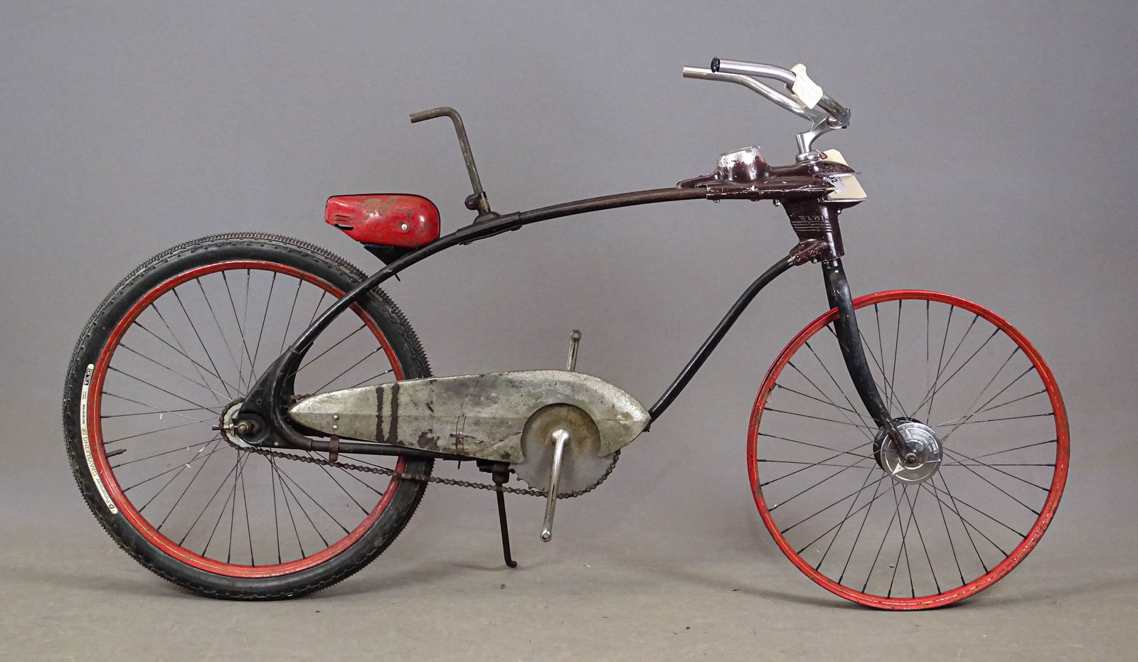 Elgin Twin Bicycle: Elgin Twin bicycle project. Mark Mattei Collection.