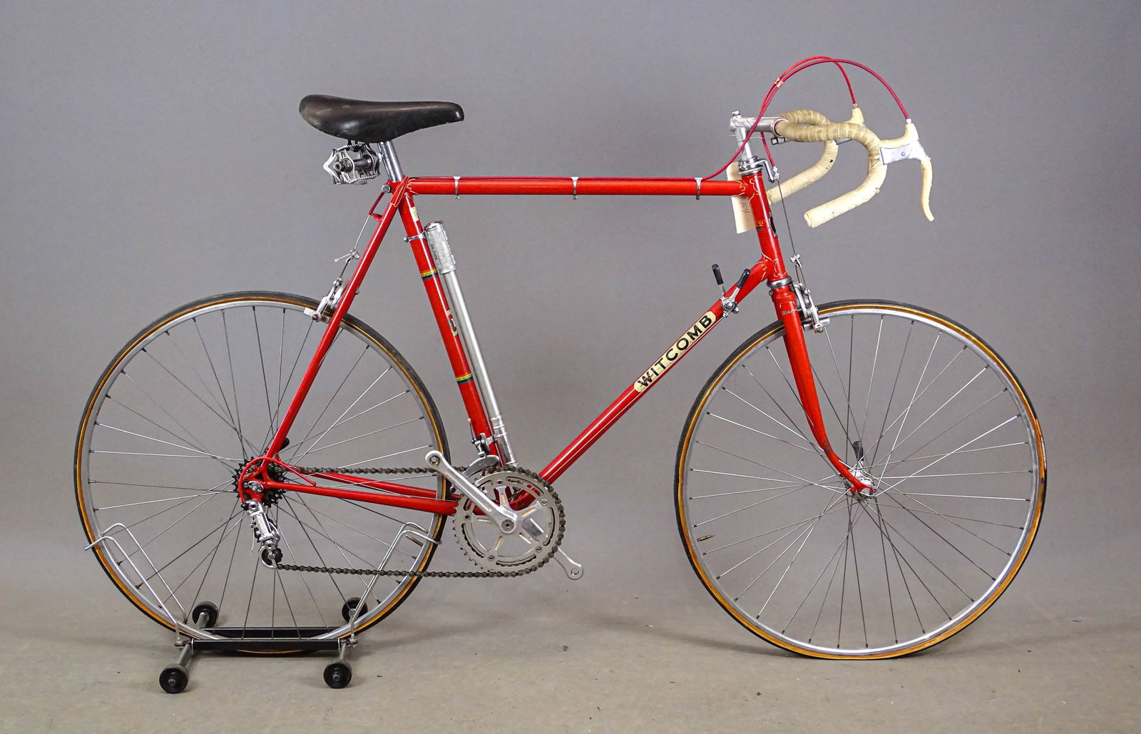 Whitcomb Racing Bicycle: Whitcomb racing bicycle. 24" frame. Good condition. Mark Mattei Collection.