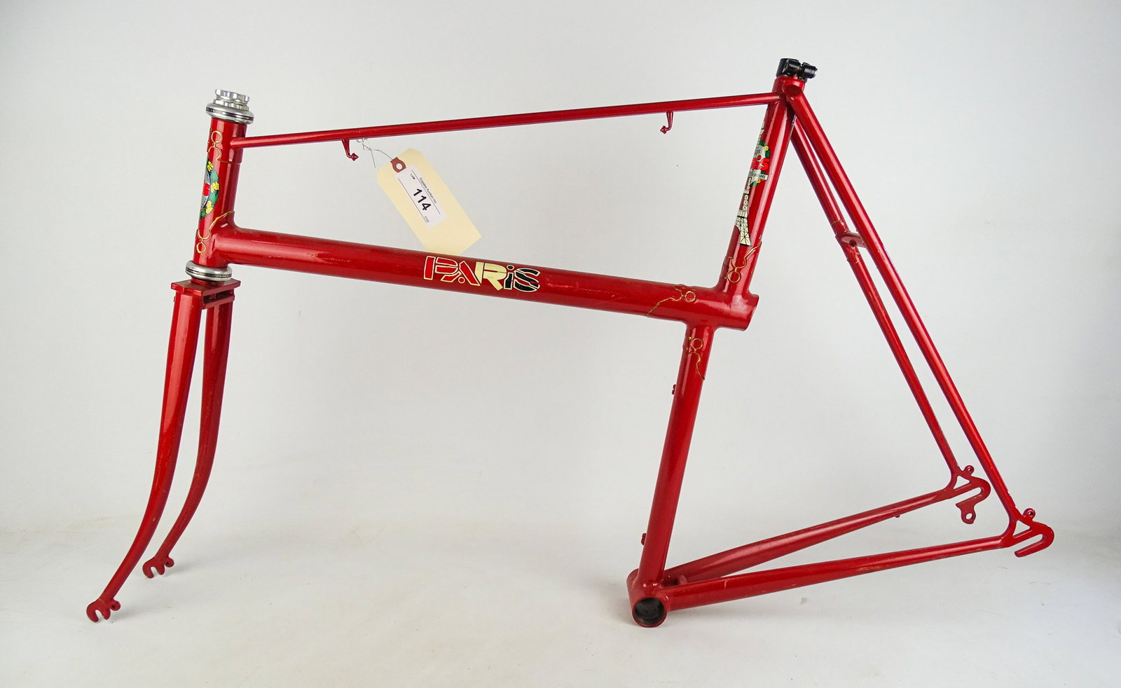 Paris Bicycle Frame: Paris bicycle frame. Good condition. Gary Sanderson Collection.