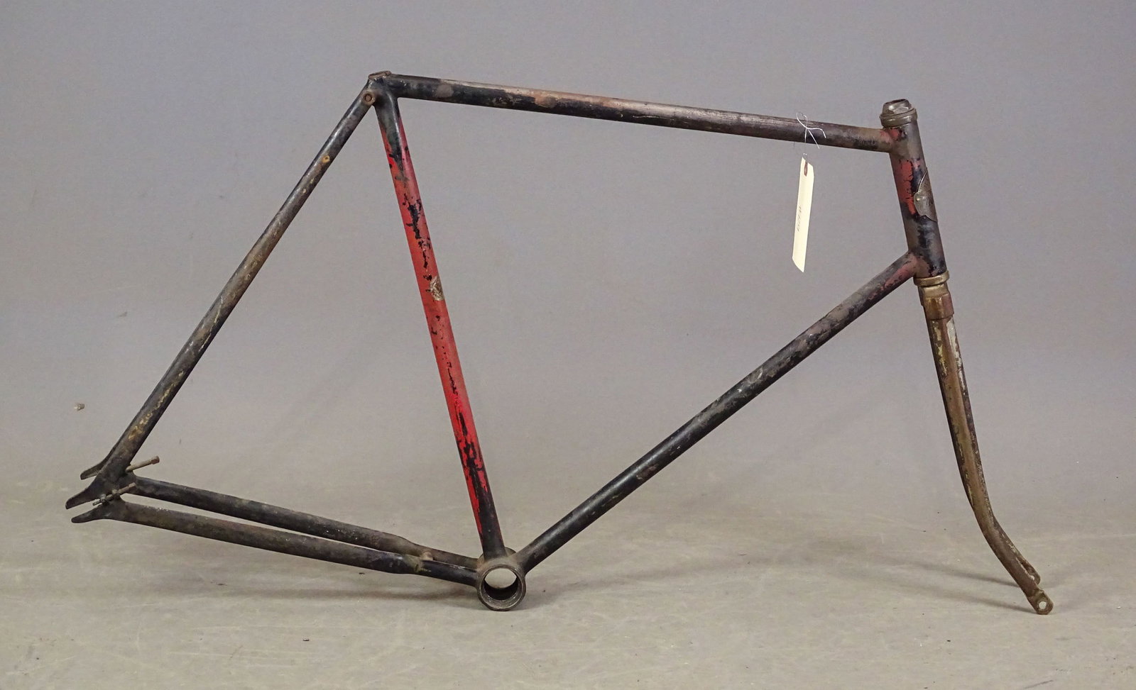 Mead Ranger Bicycle Frame: Early Mead Ranger bicycle frame. Fair condition. Gary Sanderson Collection.