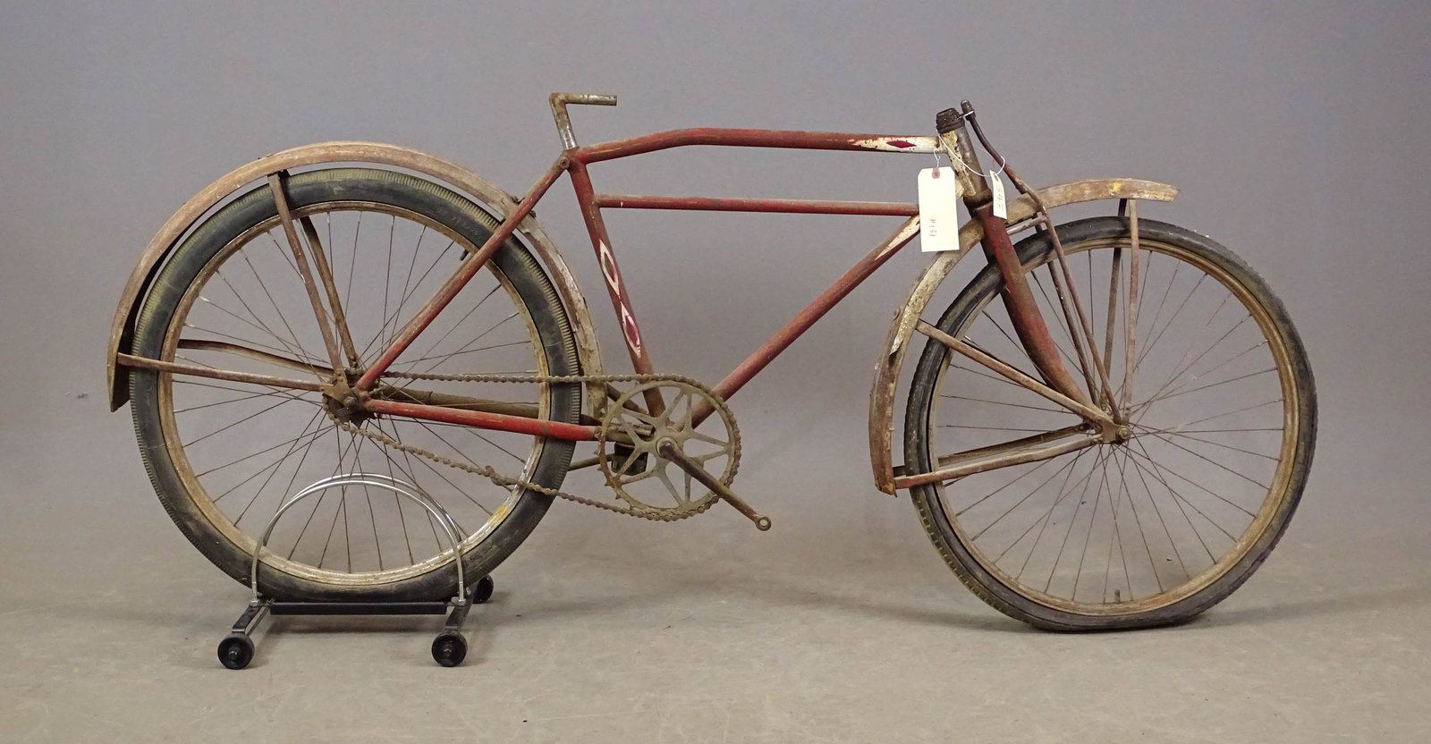 Early Bicycle Project: Early bicycle project. As found. Gary Sanderson Collection.