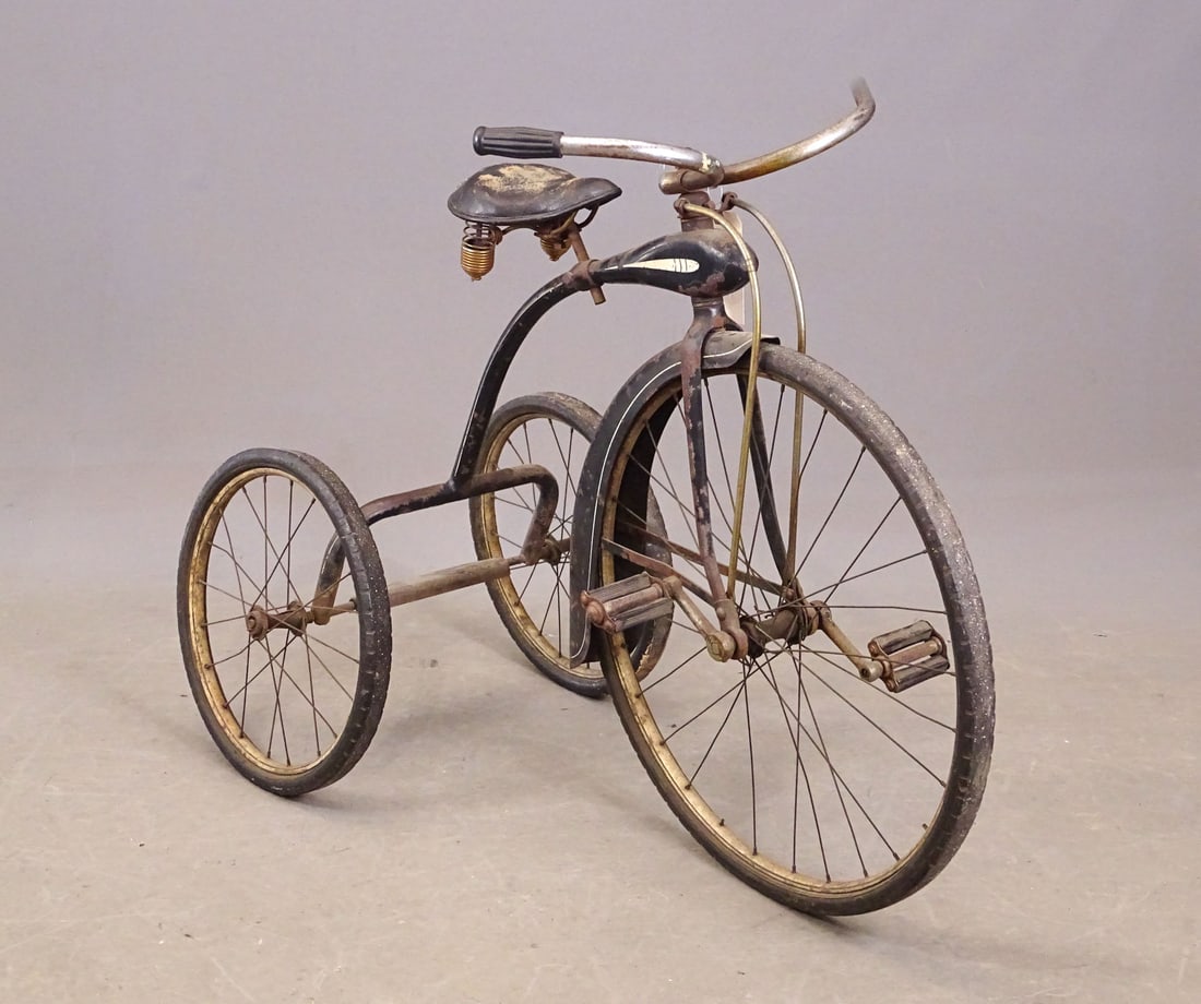American National Tricycle: American National Clipper Tricycle. Fair condition. Mark Mattei Collection.