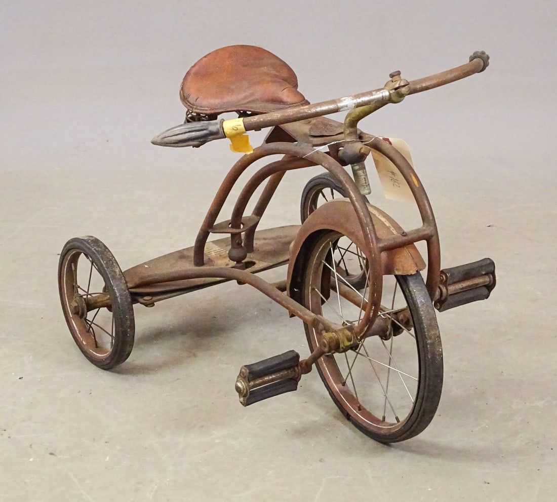 Colson Tricycle: Colson Rocket 12" tricycle. Fair condition. Mark Mattei Collection.