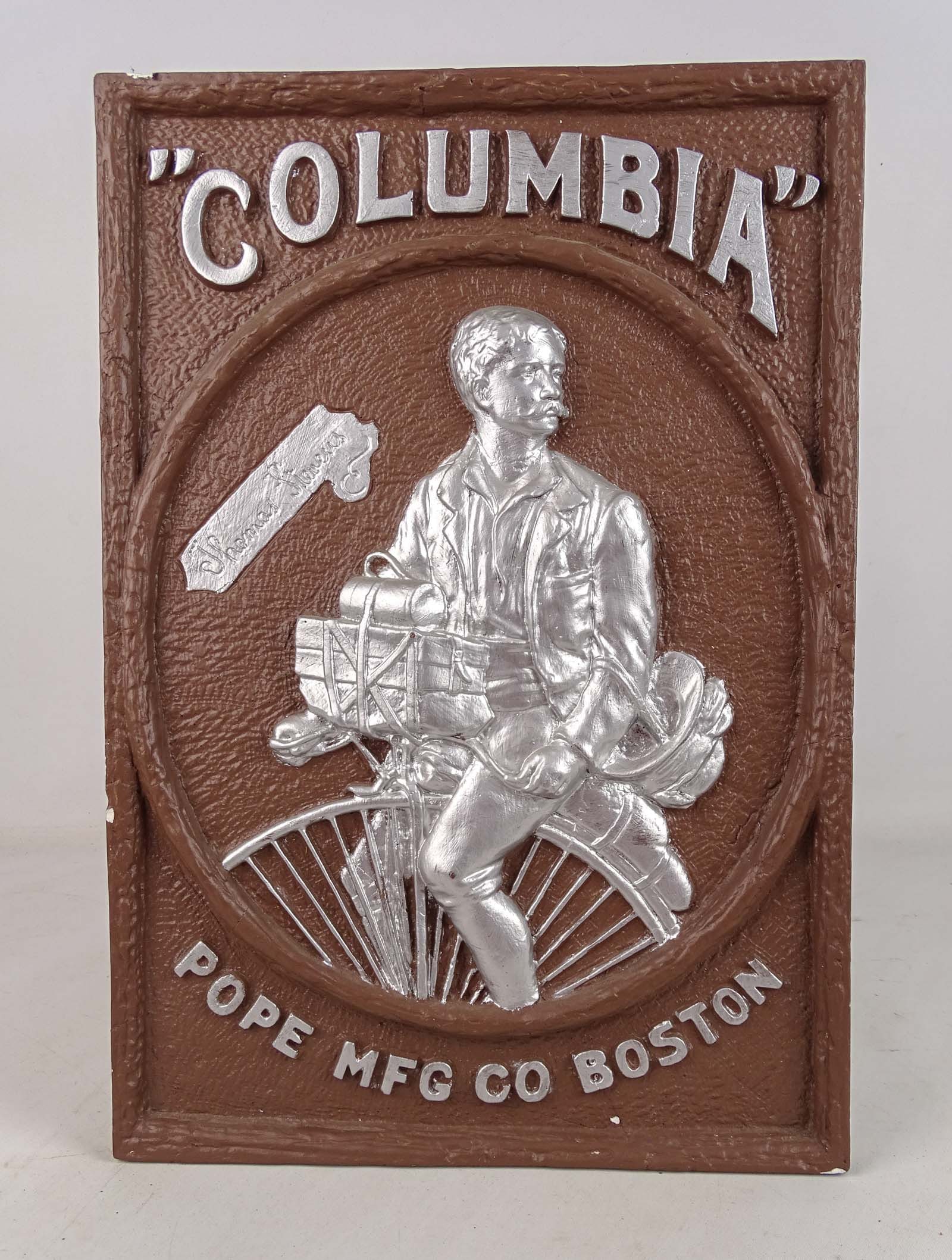Columbia Plaster Plaque (1 of 3)