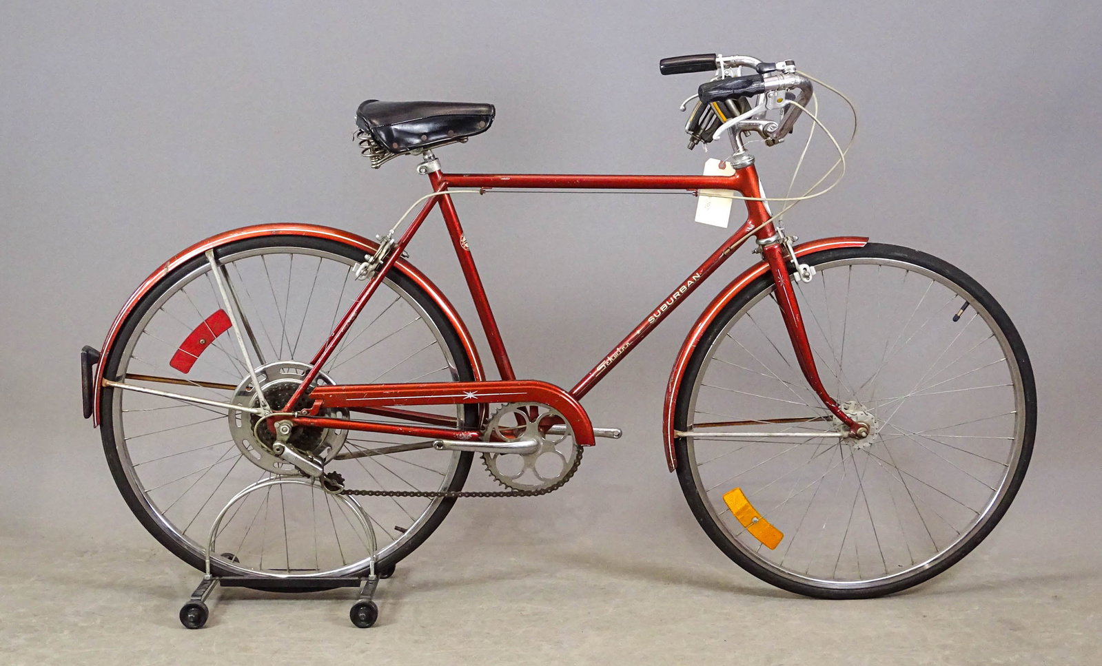1974 Schwinn Suburban Bicycle: 1974 Schwinn Suburban 5-Speed Deluxe bicycle. SN#DK558283. Original condition. Root Beer paint color.