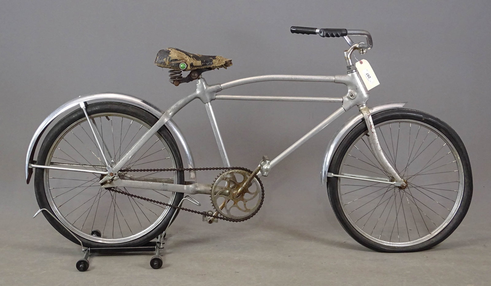 Monark Silver King Bicycle: Monark Silver King bicycle. 18" frame. Fair condition.