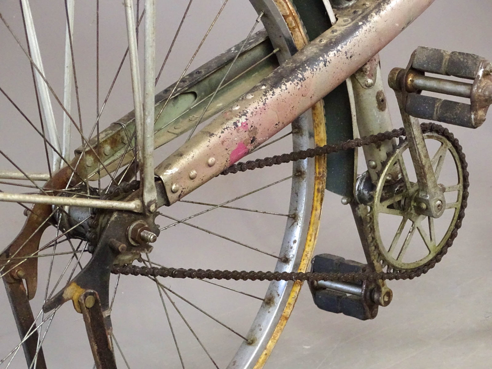 Unusual Riveted Custom Bicycle - 3