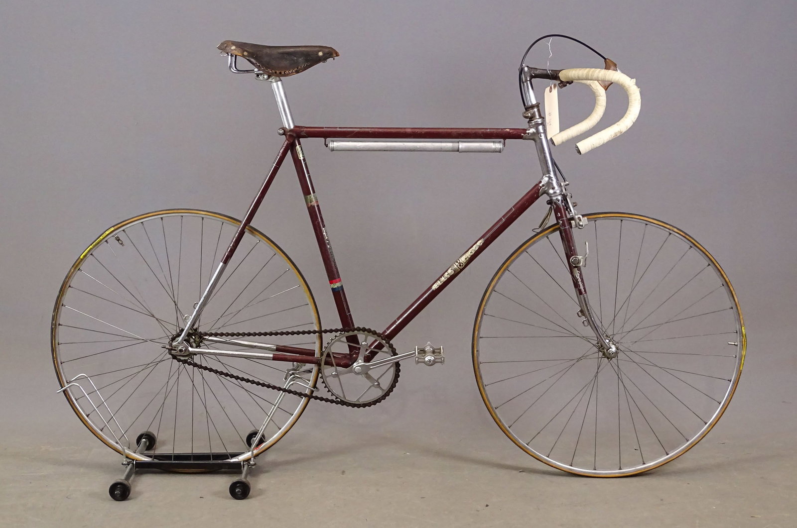 Ellis Briggs Racing Bicycle: Ellis Briggs racing bicycle. 23" frame. Fair condition. Mark Mattei Collection.