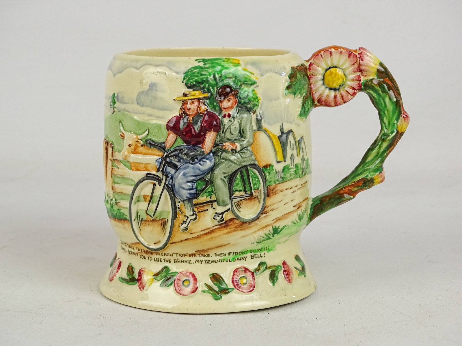 Daisy Bell Mug: Daisy Bell musical mug (music box doesn't work). 5" Ht.. Good condition.