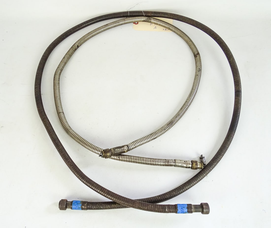 Stewart Drive Cables: Two Stewart drive cables. 58" and 80" steel. Good condition.