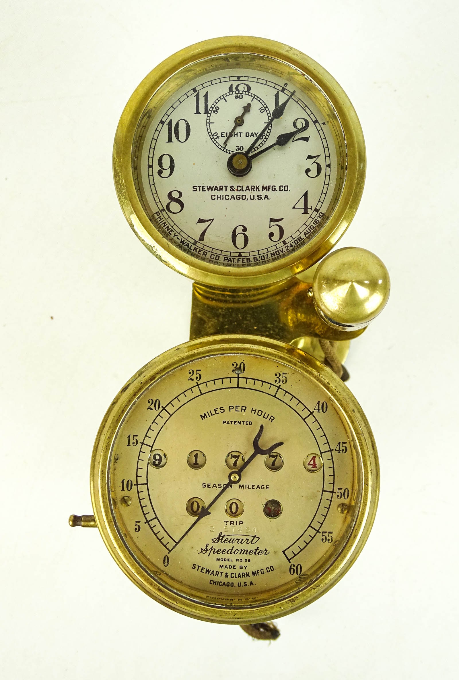 Stewart Speedometer/Clock (1 of 7)