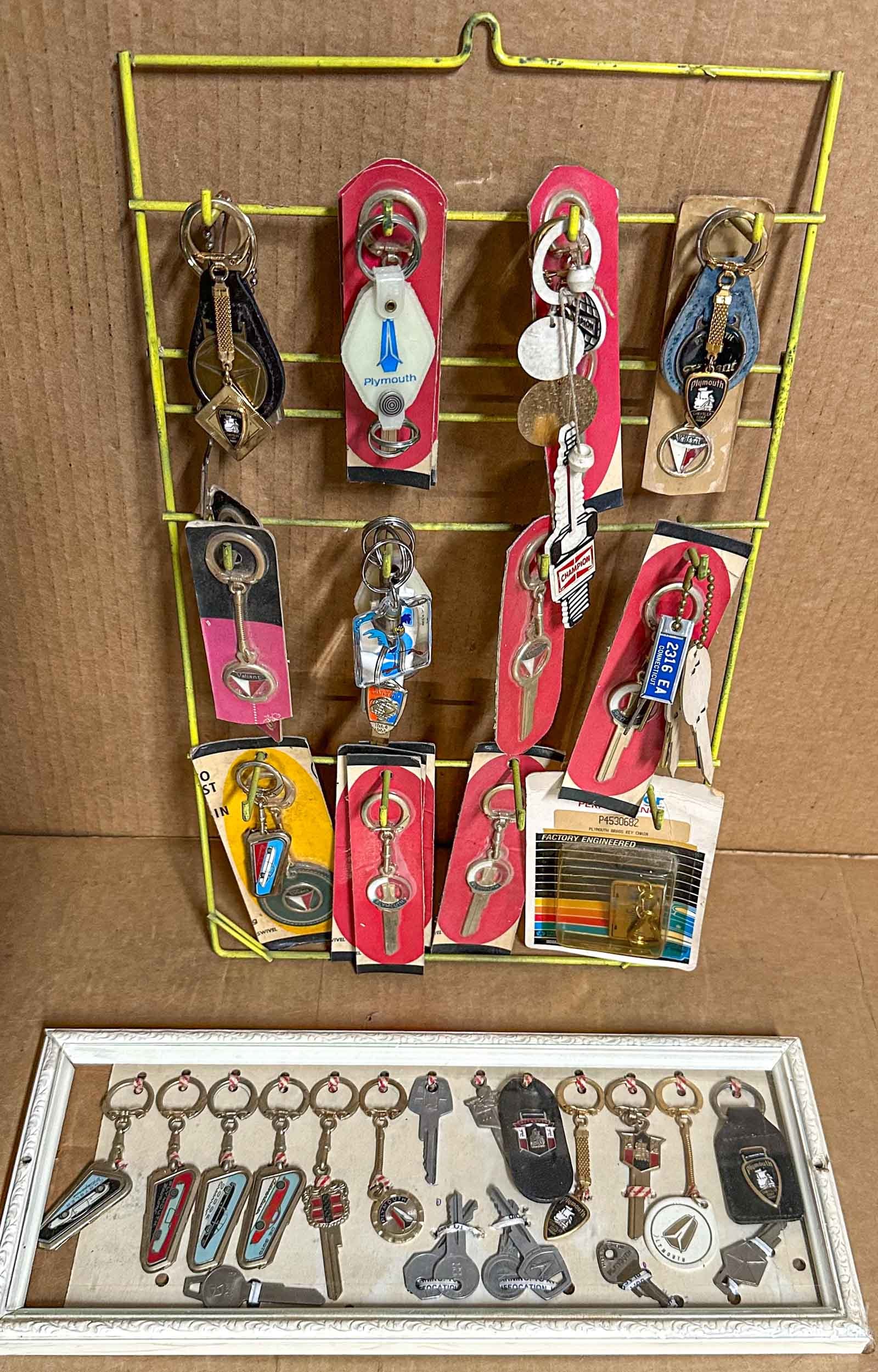 Key Collection: Key collection, with car make logos, most are uncut.