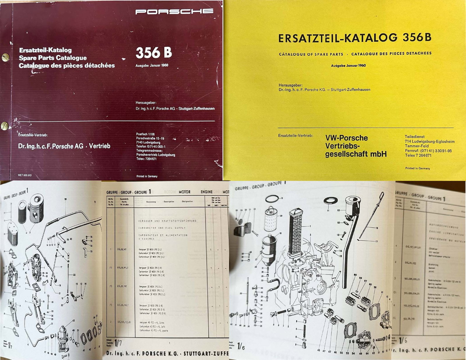 Porsche Catalog Lot - 2