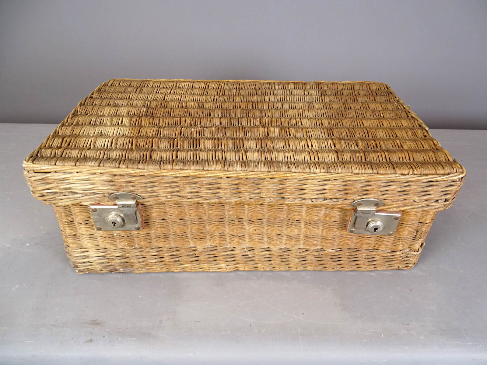 Wicker Automobile Trunk - 3