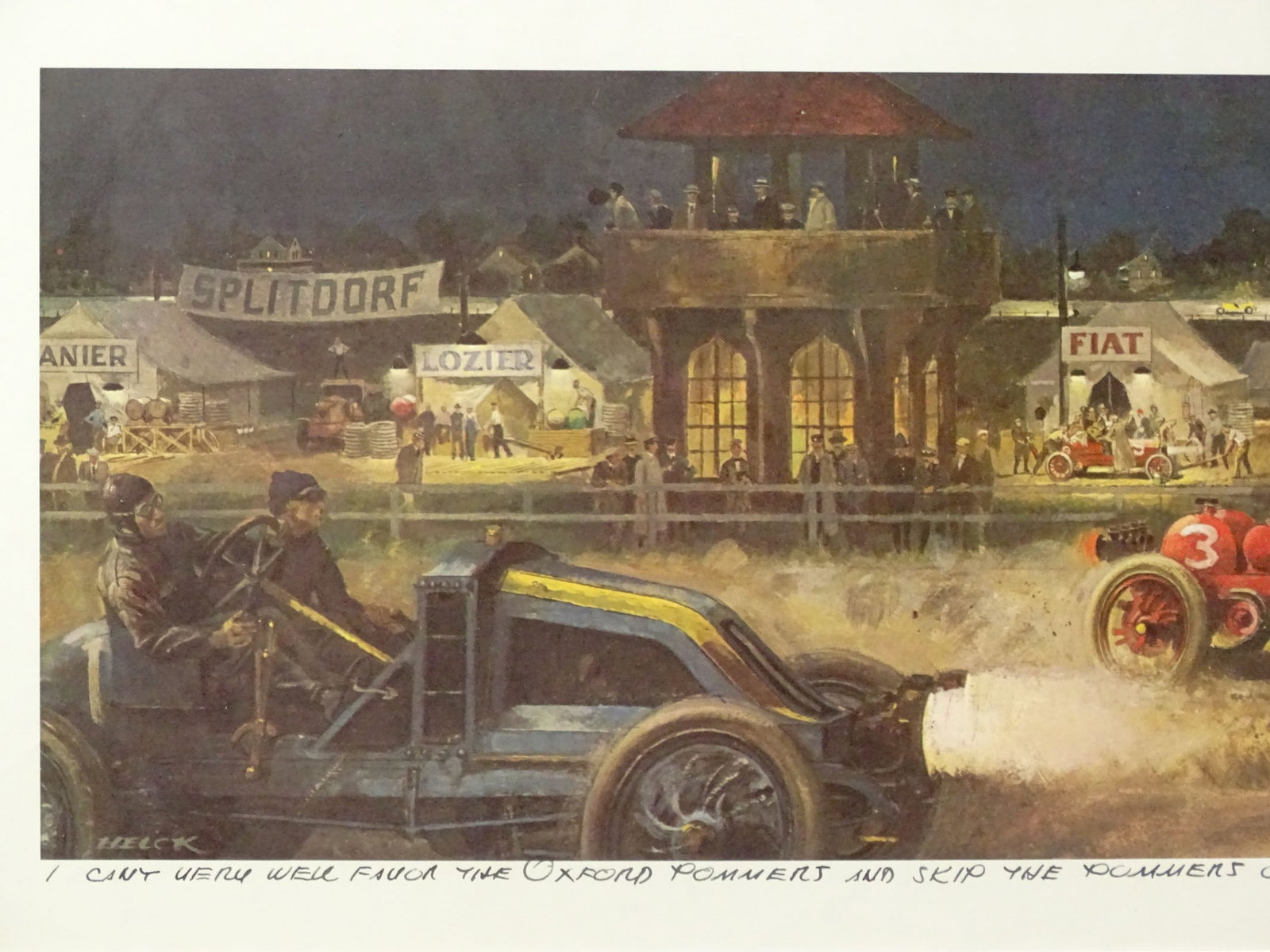 Peter Helck Signed Print - 3