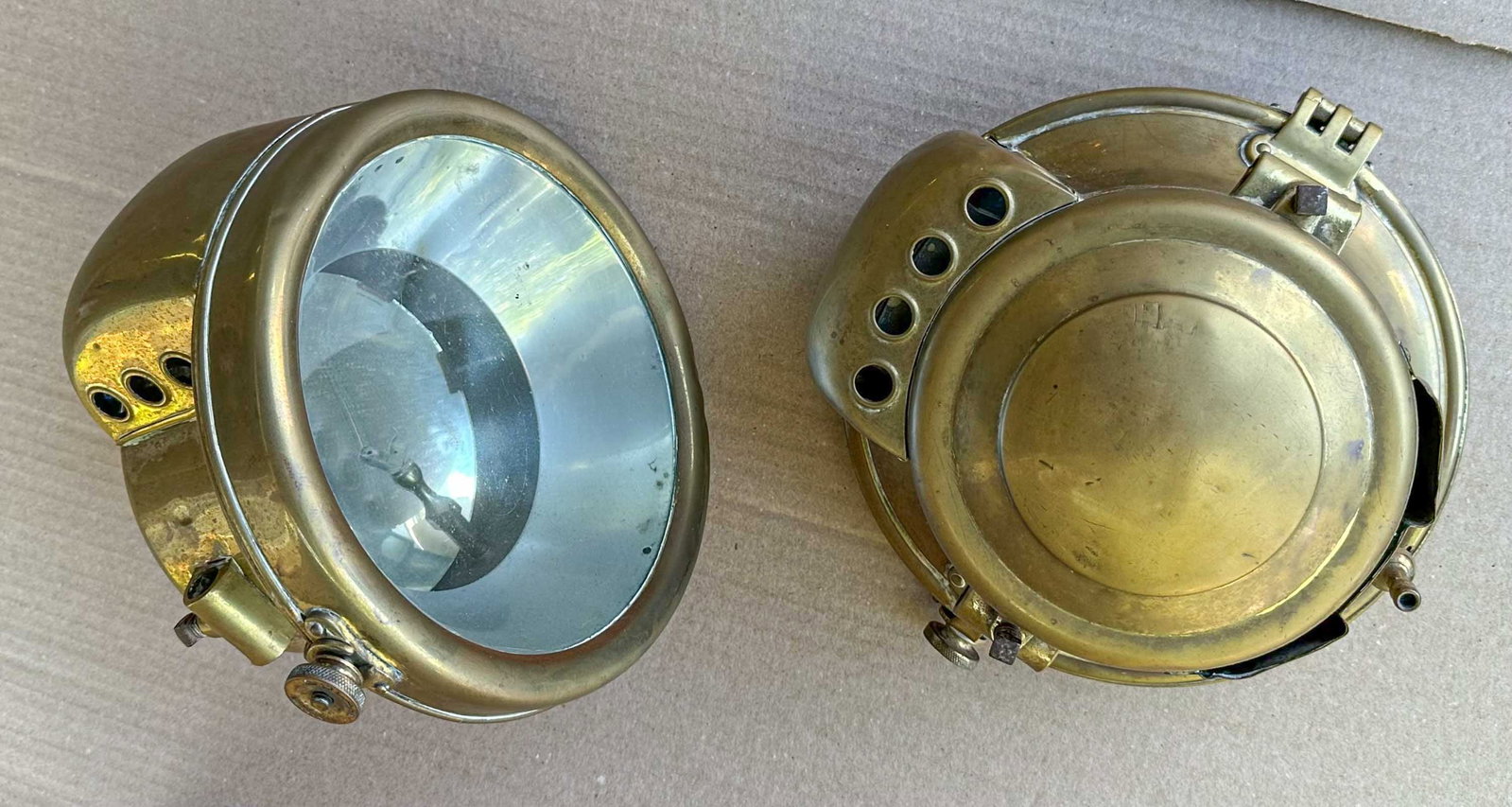Solar Brass Head Lights - 3