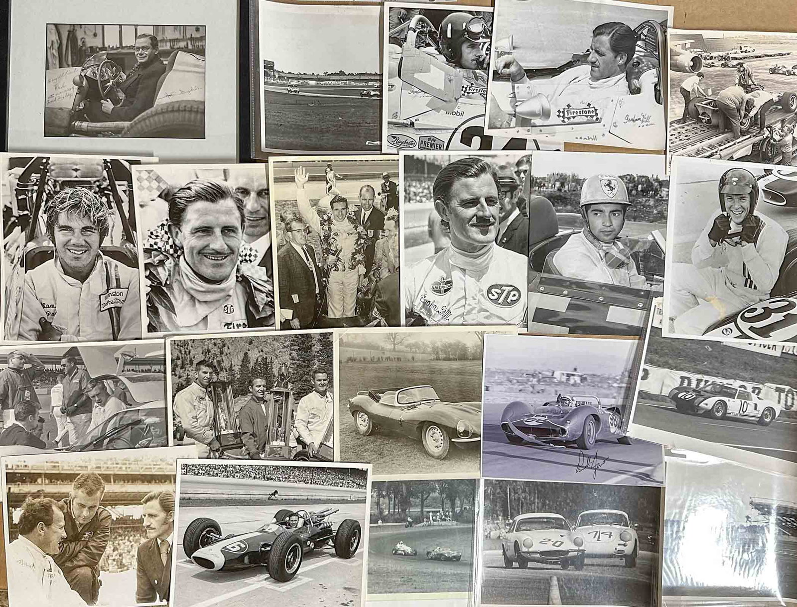 Photograph Lot: Sports car race and show photos, 100 (+), various sizes, locations, Glen, Thompson, etc.