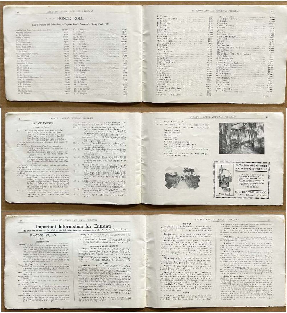 Daytona Racing Program - 3
