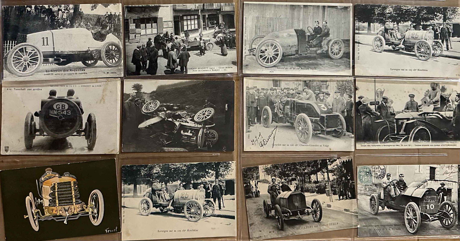 French Racing Photo Postcards - 3