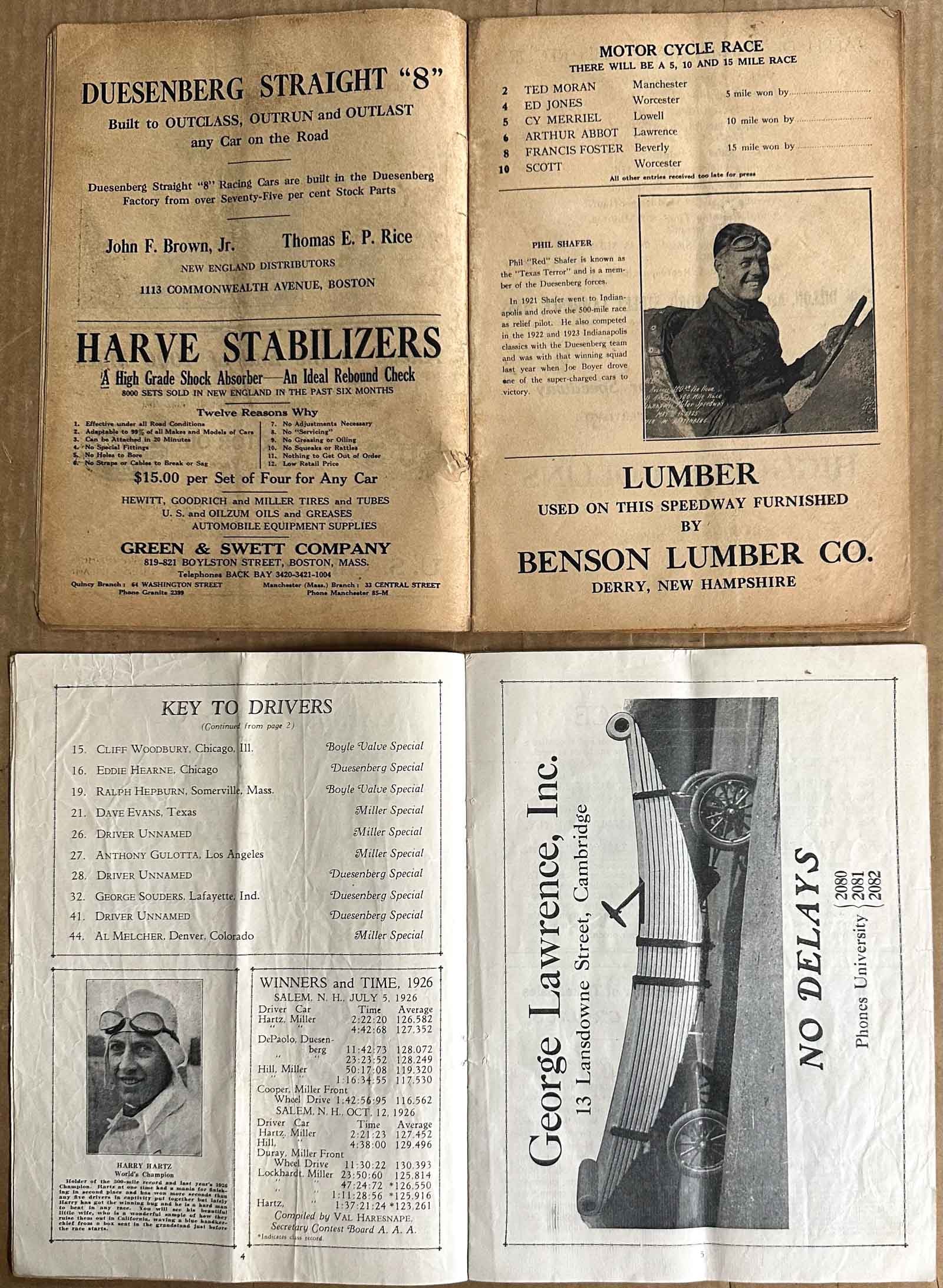 Racing Programs - 4