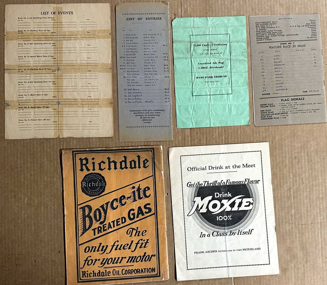 Racing Programs - 2