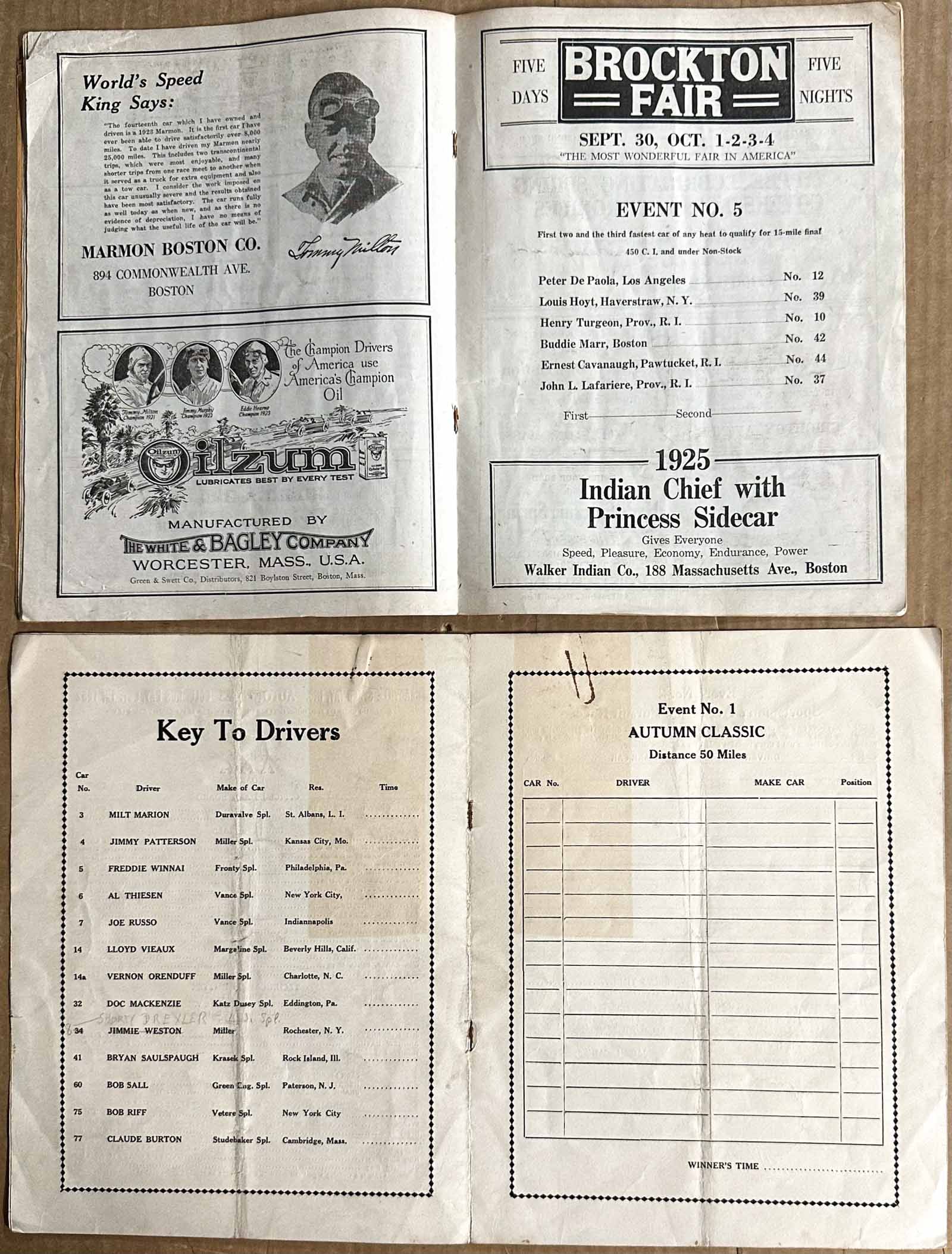 Racing Programs - 3
