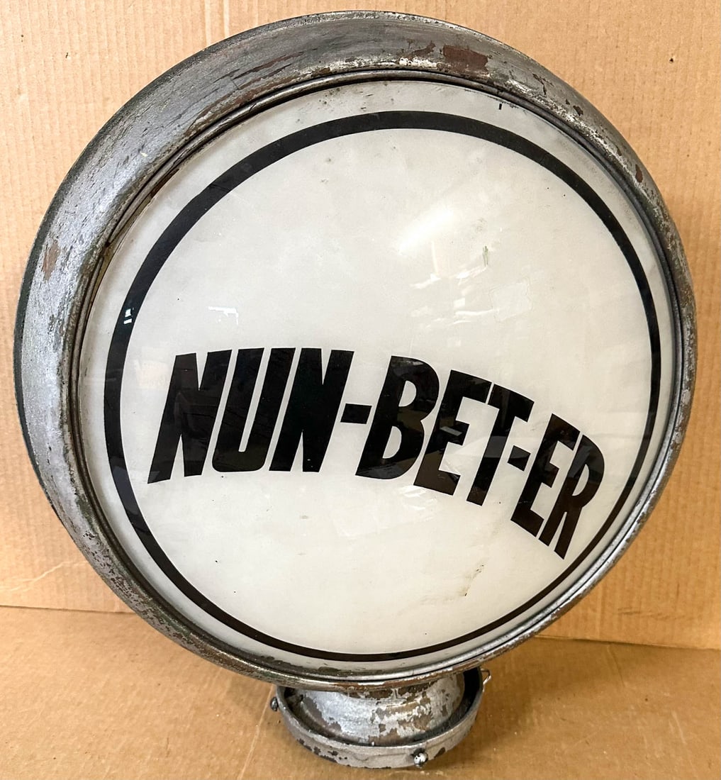 Gas Globe: NUN - BET - ER gas globe, metal body, single face, 16 inch dia.