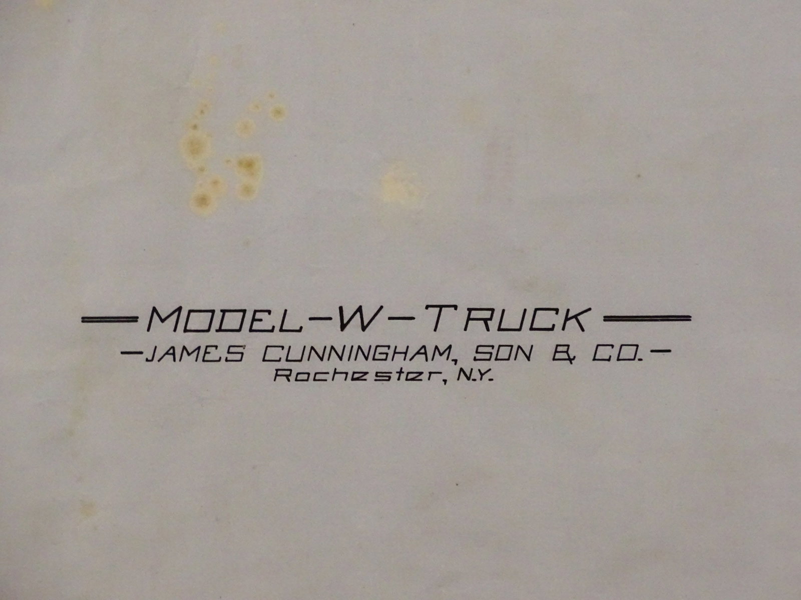 Framed Chassis Drawing - 2