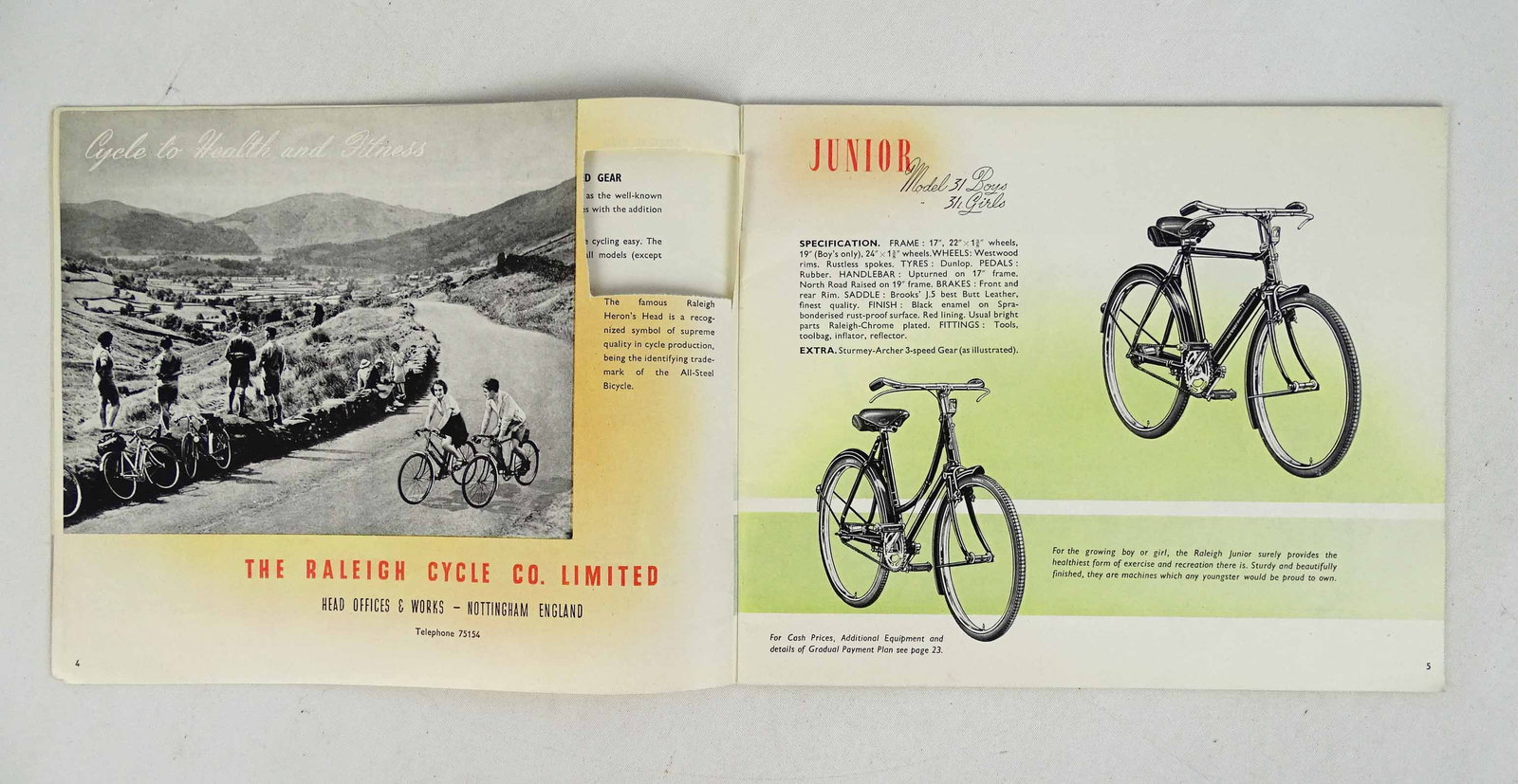 Raleigh Bicycle Catalogs - 10