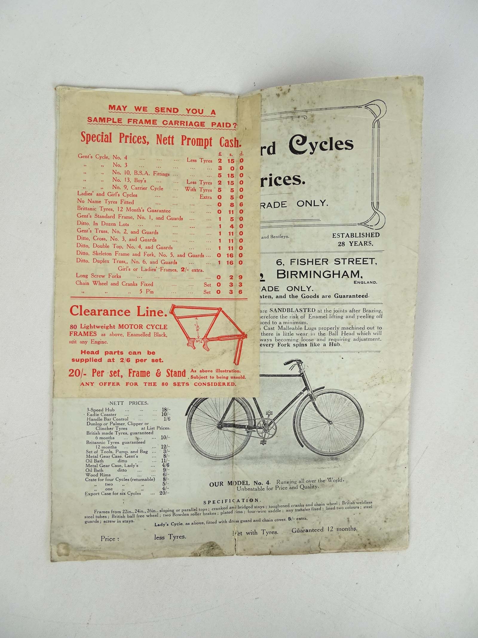 Raleigh Bicycle Catalogs - 12