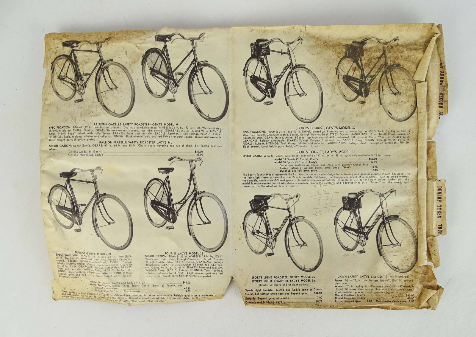 Raleigh Bicycle Catalogs - 14