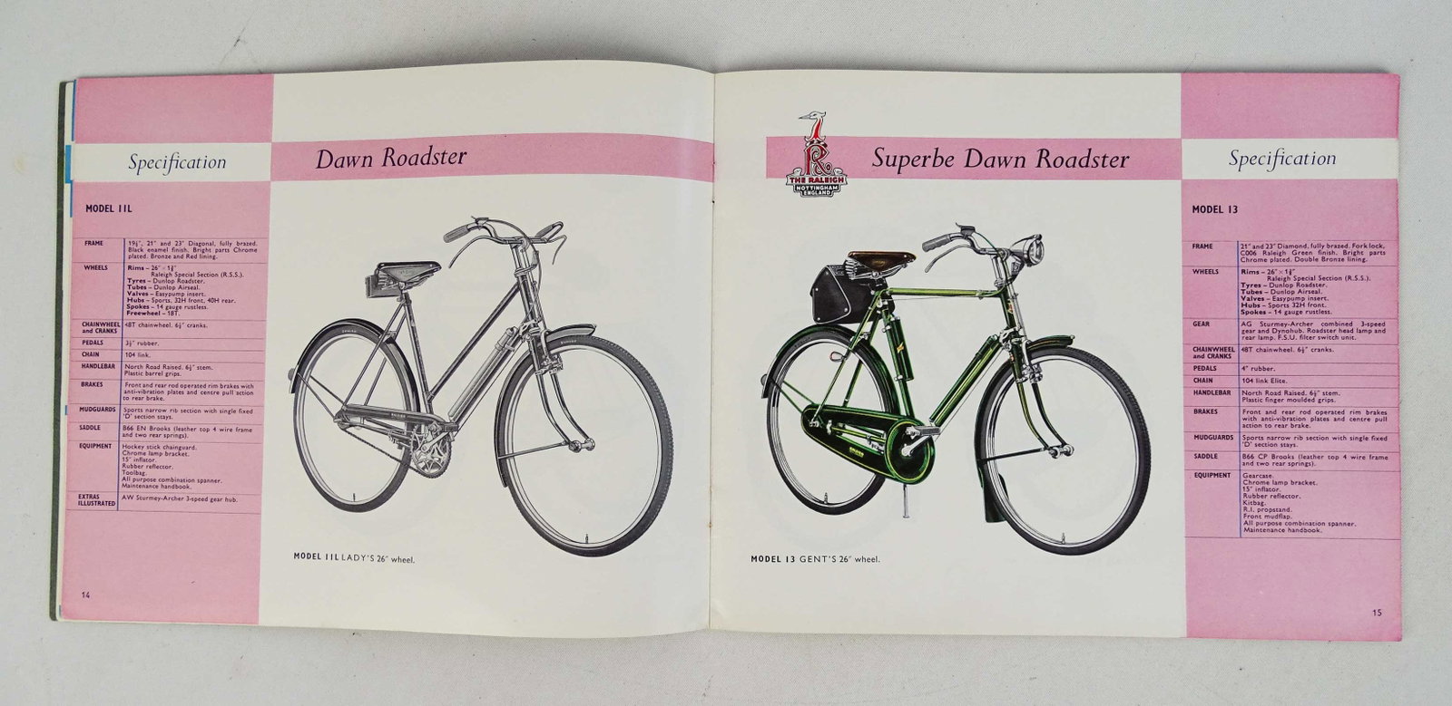 Raleigh Bicycle Catalogs - 8