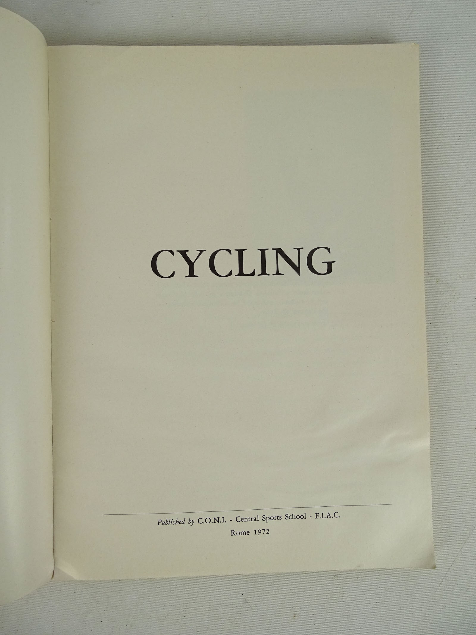 CONI Cycling Manual - 3