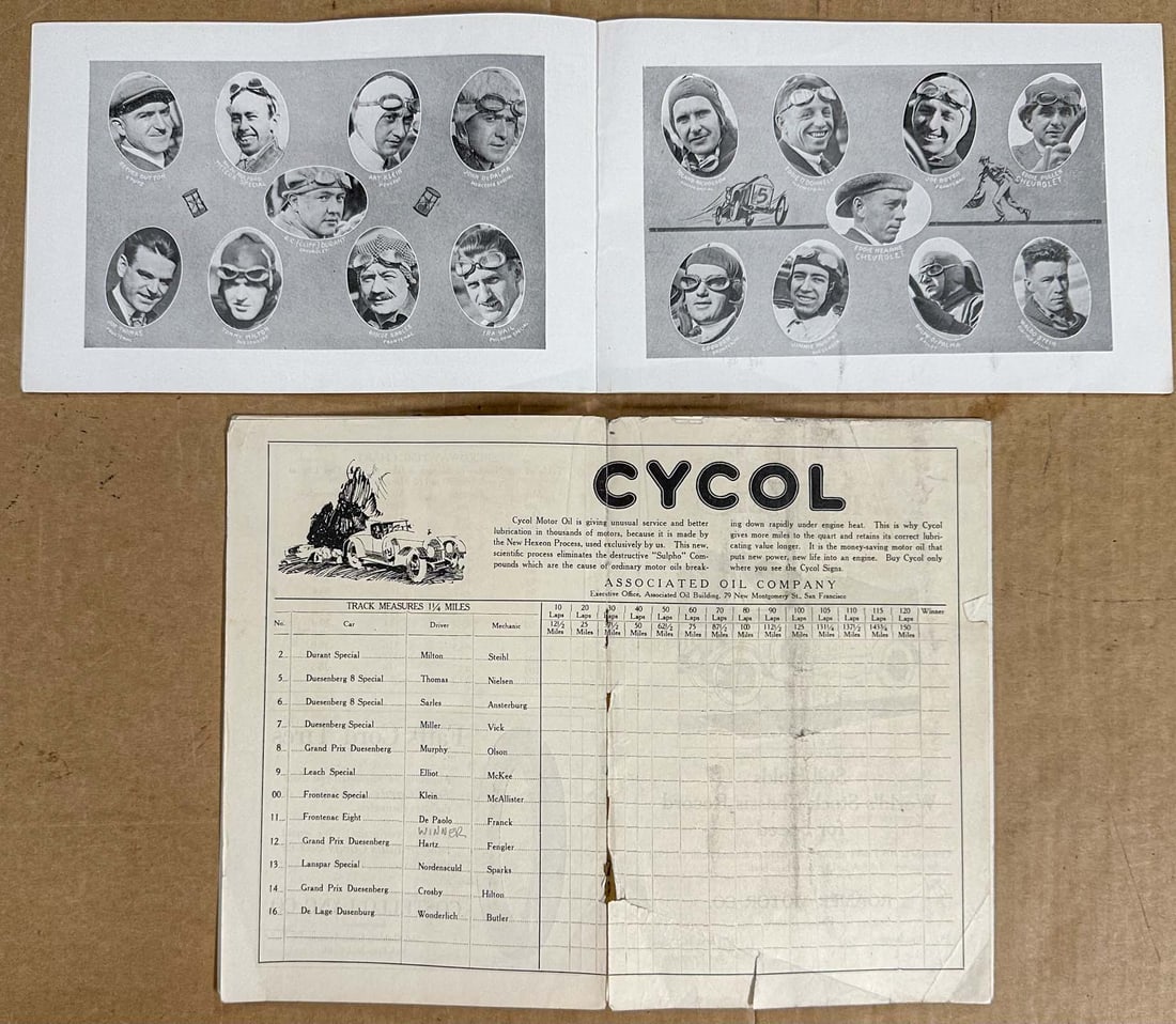 Racing Programs - 2