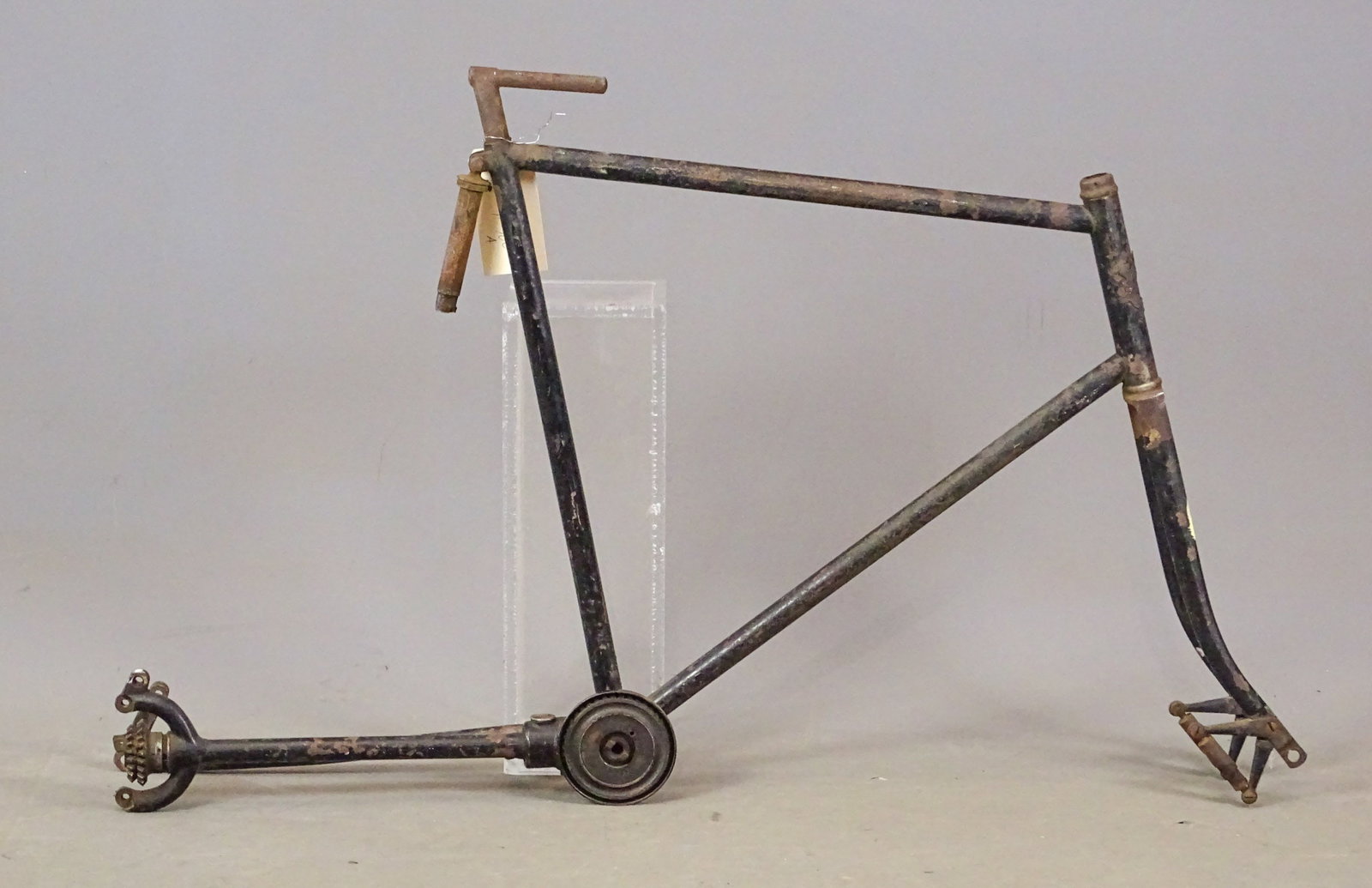 Tribune Chainless Safety Frame Set: Tribune Chainless Pneumatic Safety frame set. As found. Mark Mattei Collection.