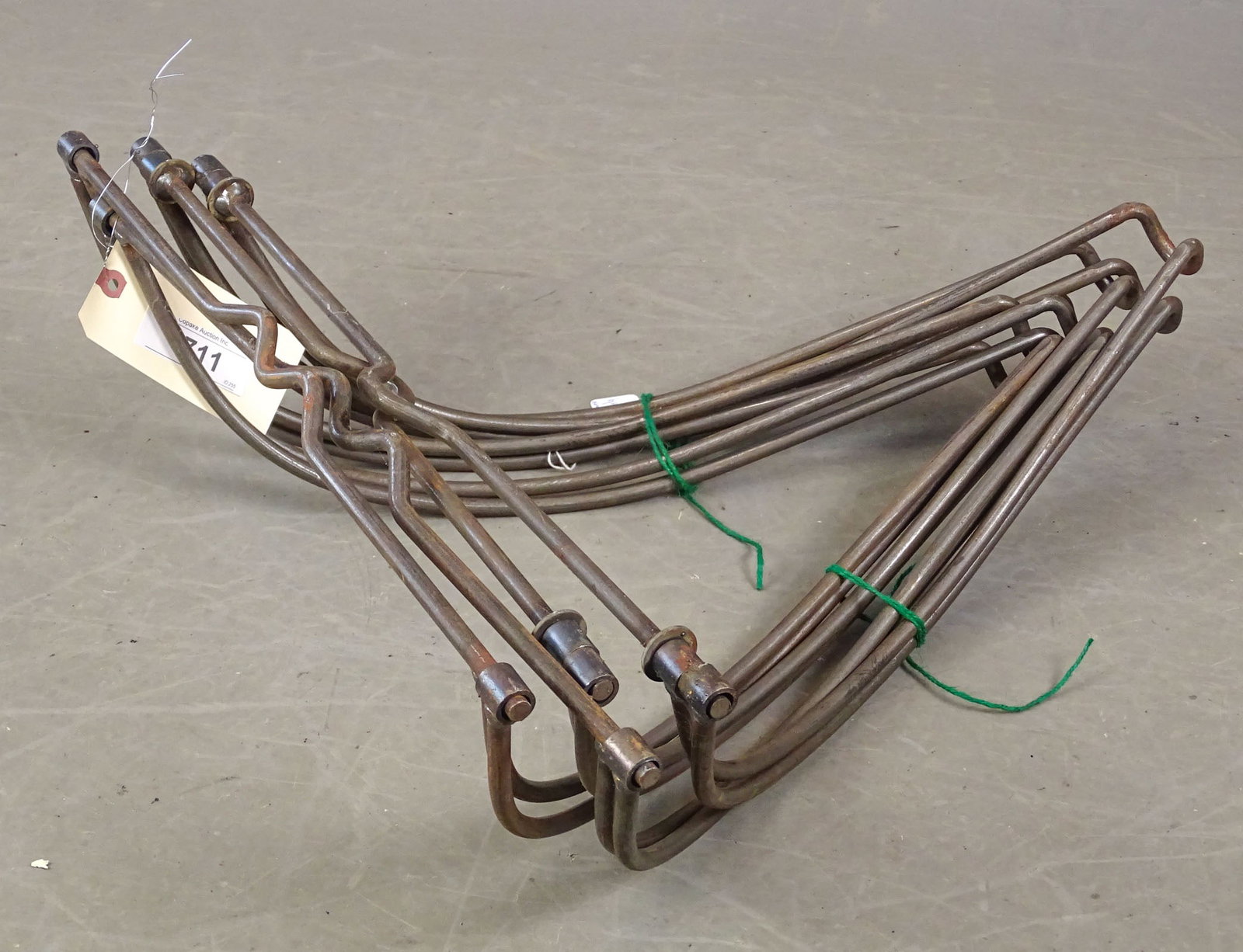 Assorted Bicycle Stands: Lot of assorted bicycle stands. Gary Sanderson Collection.