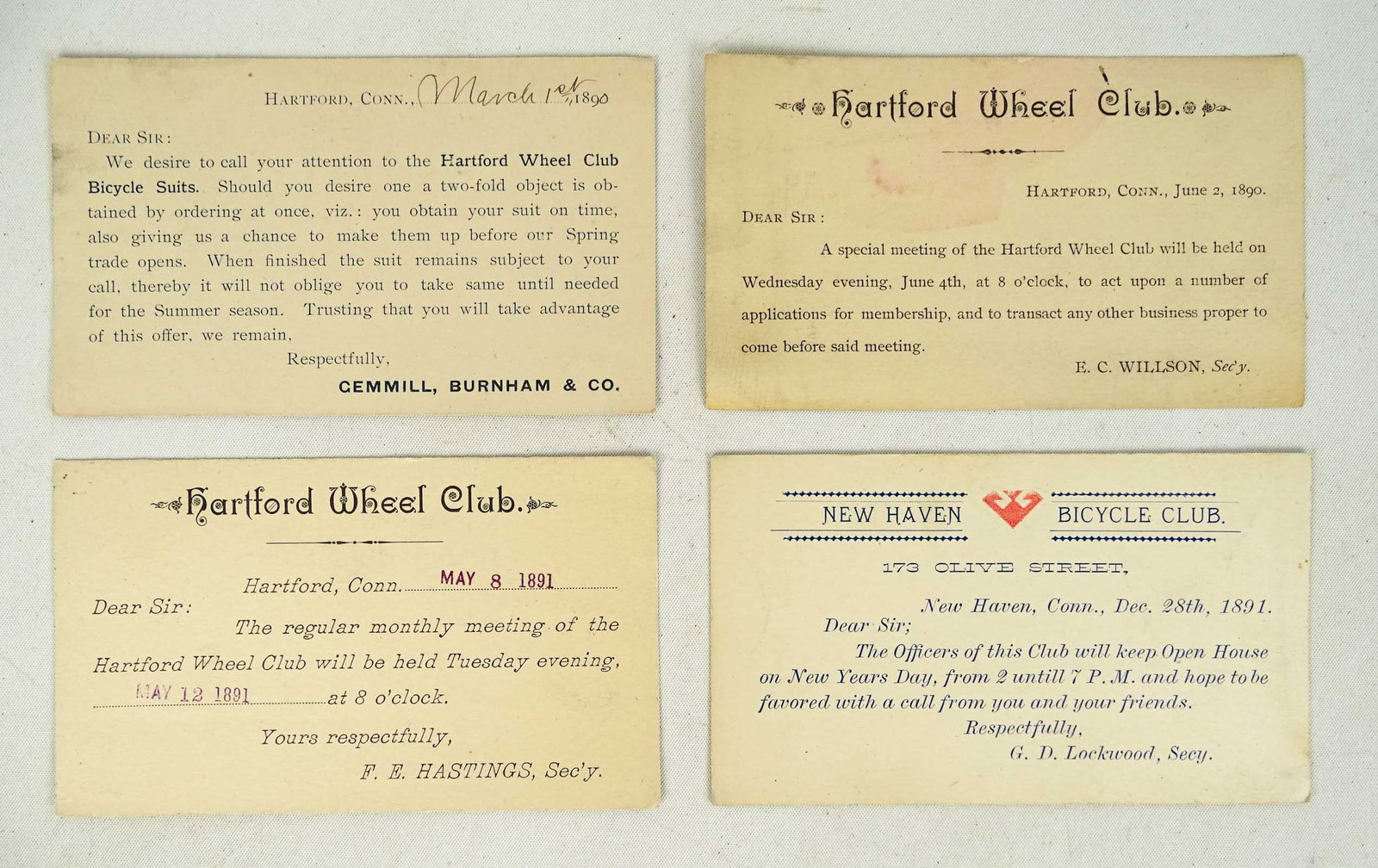 Ribbons & Cards Lot - 4