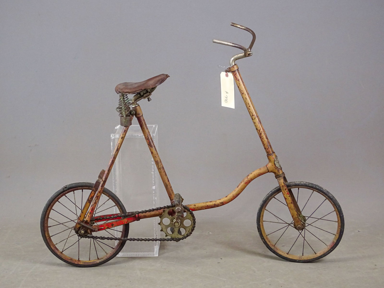Sidewalk Bicycle: Early "Speed Bike" (Colson), Sidewalk bicycle. Original condition.