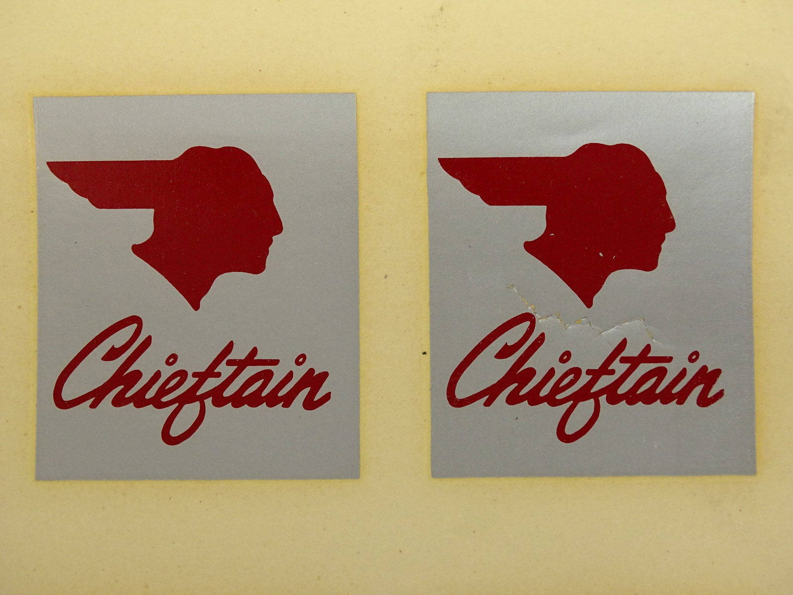 Dayton Chieftain NOS Stickers - 2