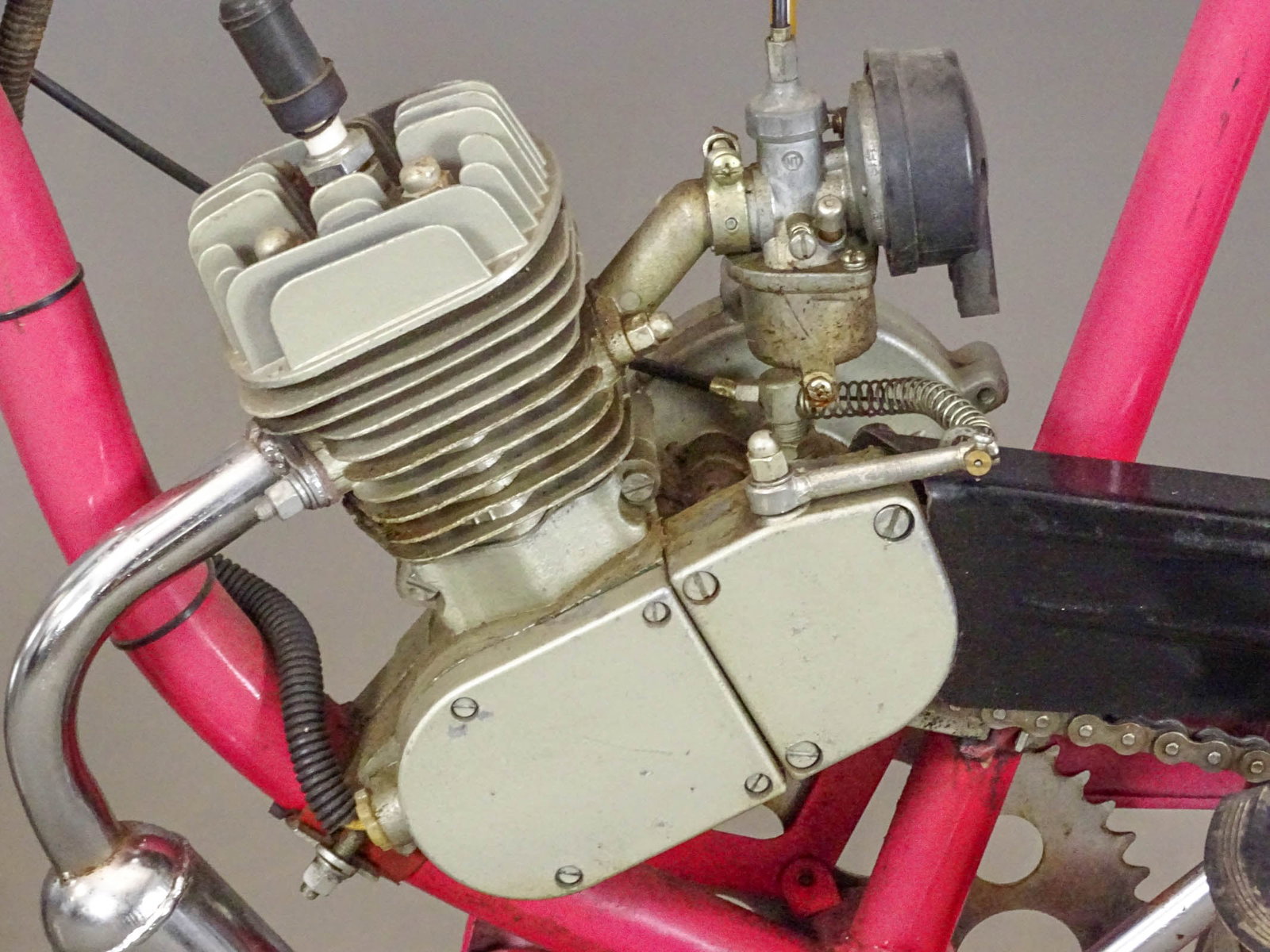 Vintage Motorized Bicycle - 8