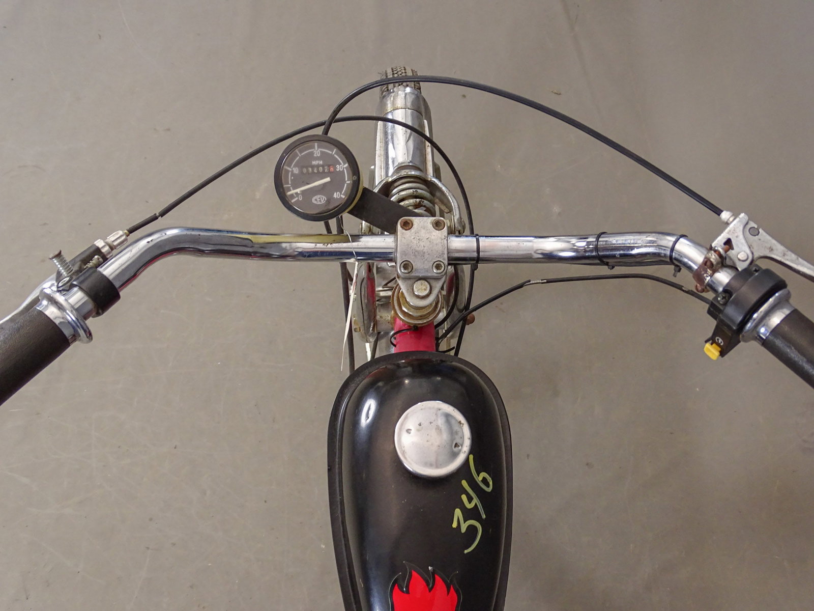 Vintage Motorized Bicycle - 9