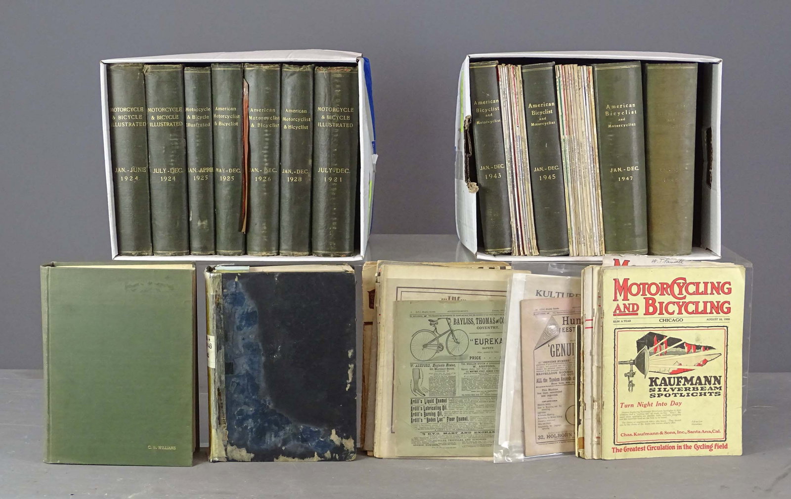 Motorcycle & Bicycle Illustrated Bound Volumes (1 of 7)