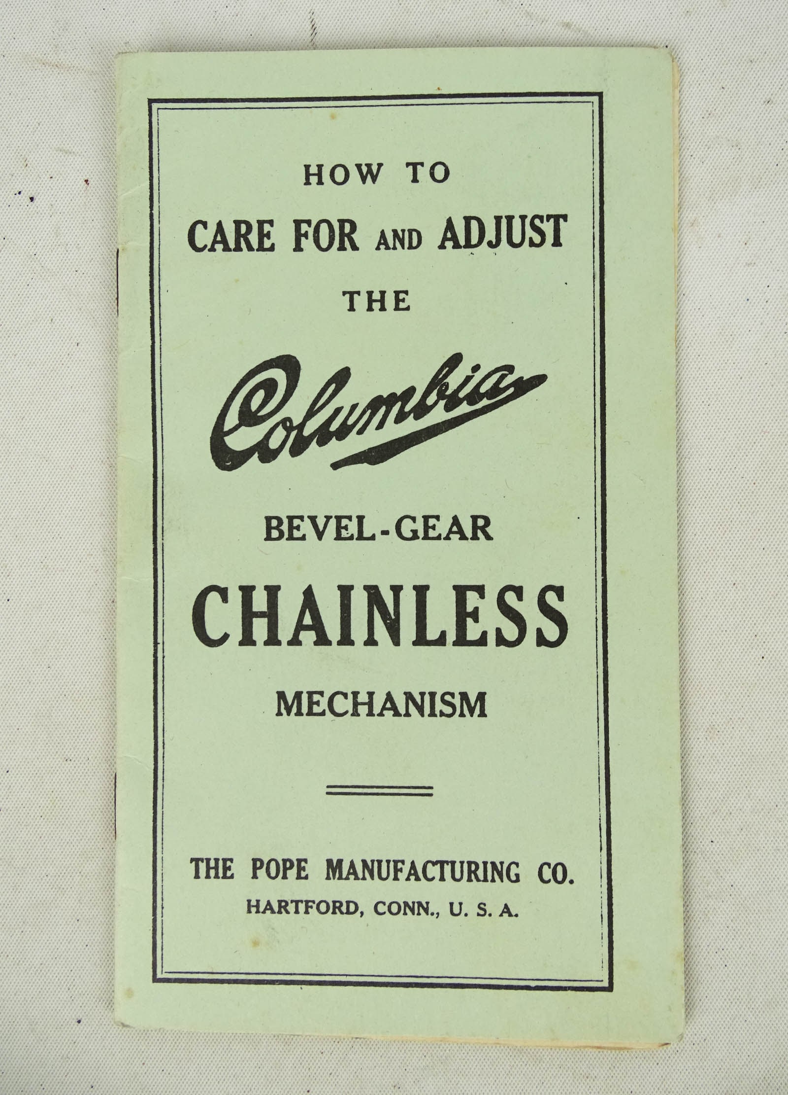 Columbia Chainless Ephemera - 2