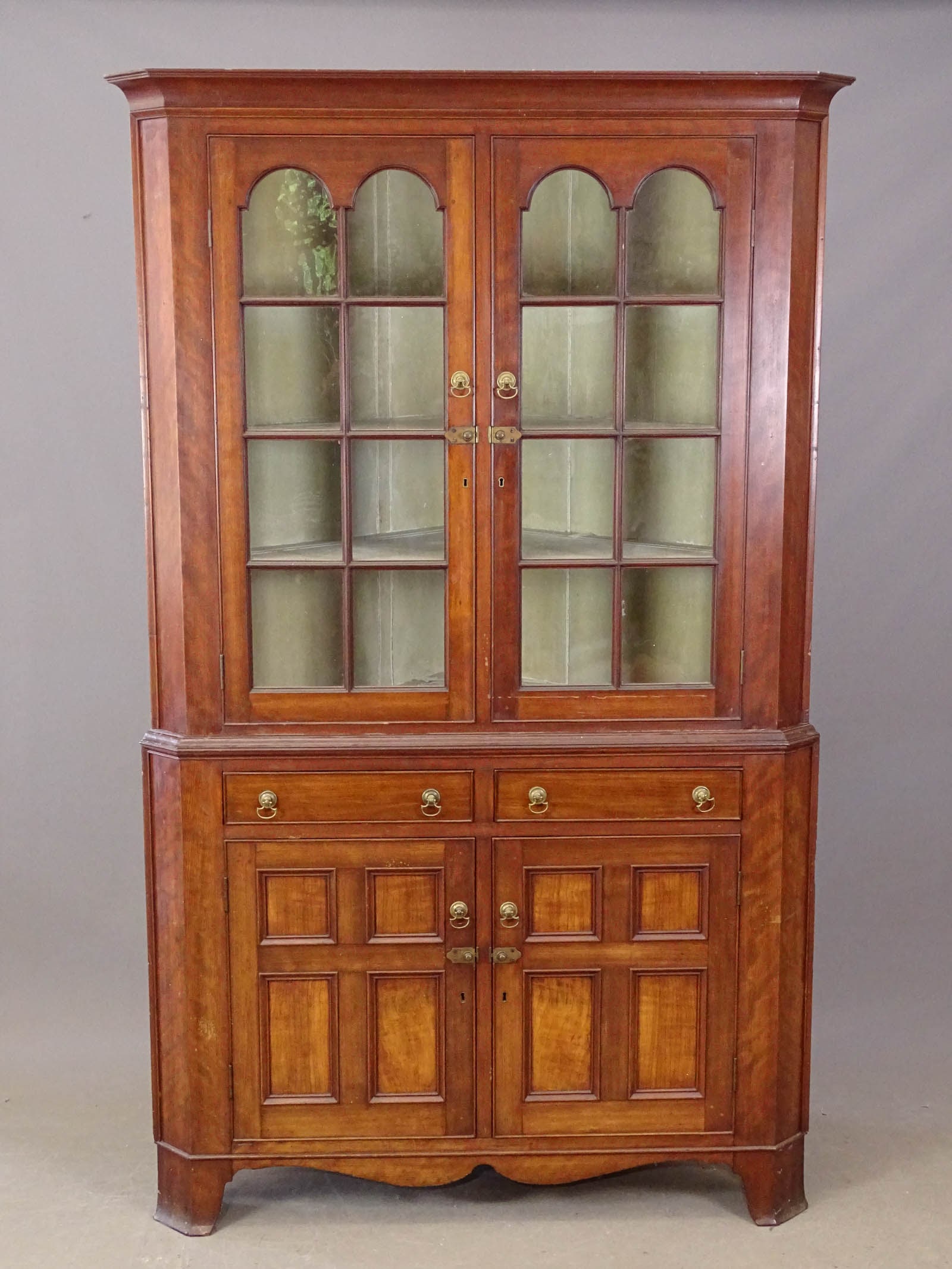 19th c. Corner Cupboard (1 of 7)
