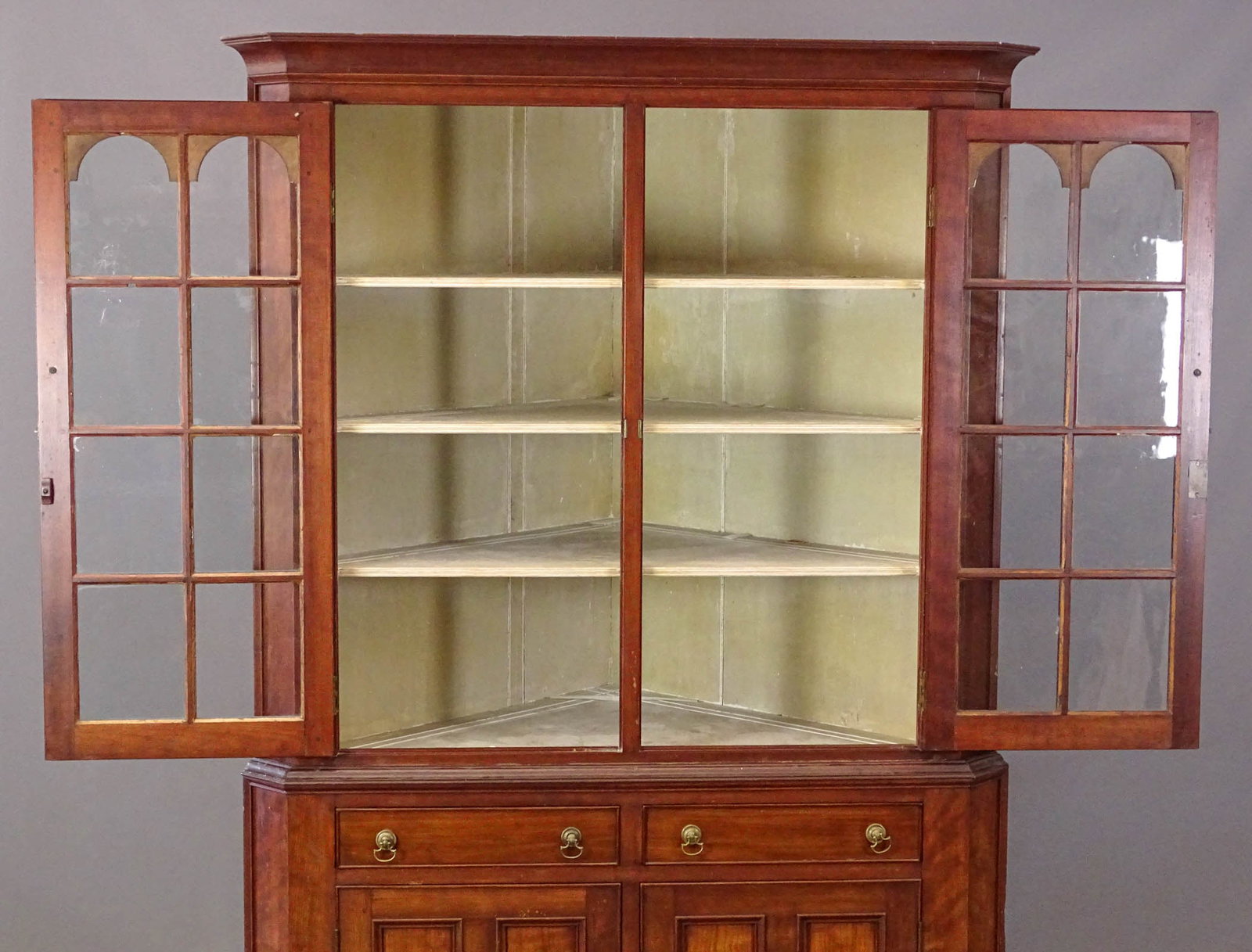 19th c. Corner Cupboard - 5